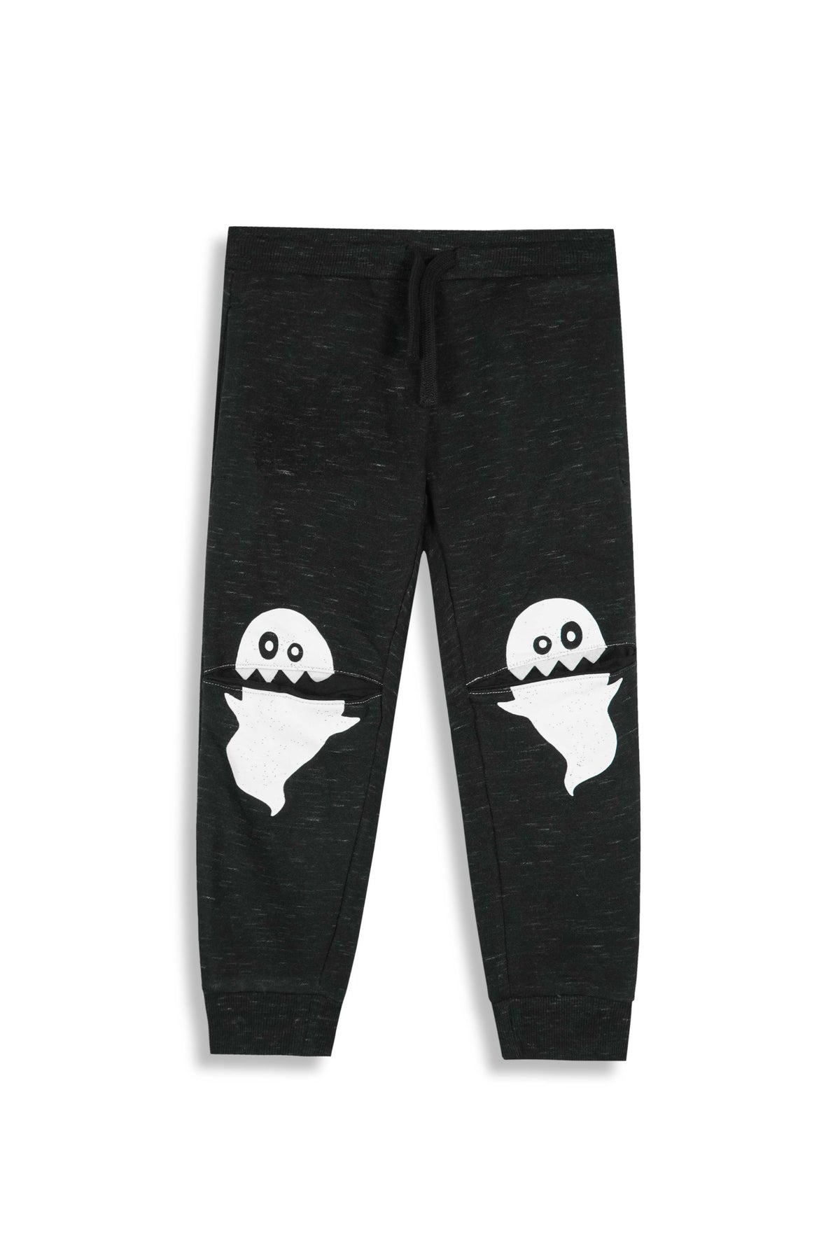 Premium Quality &quot;Ghost&quot; Printed Black Trouser For Boys