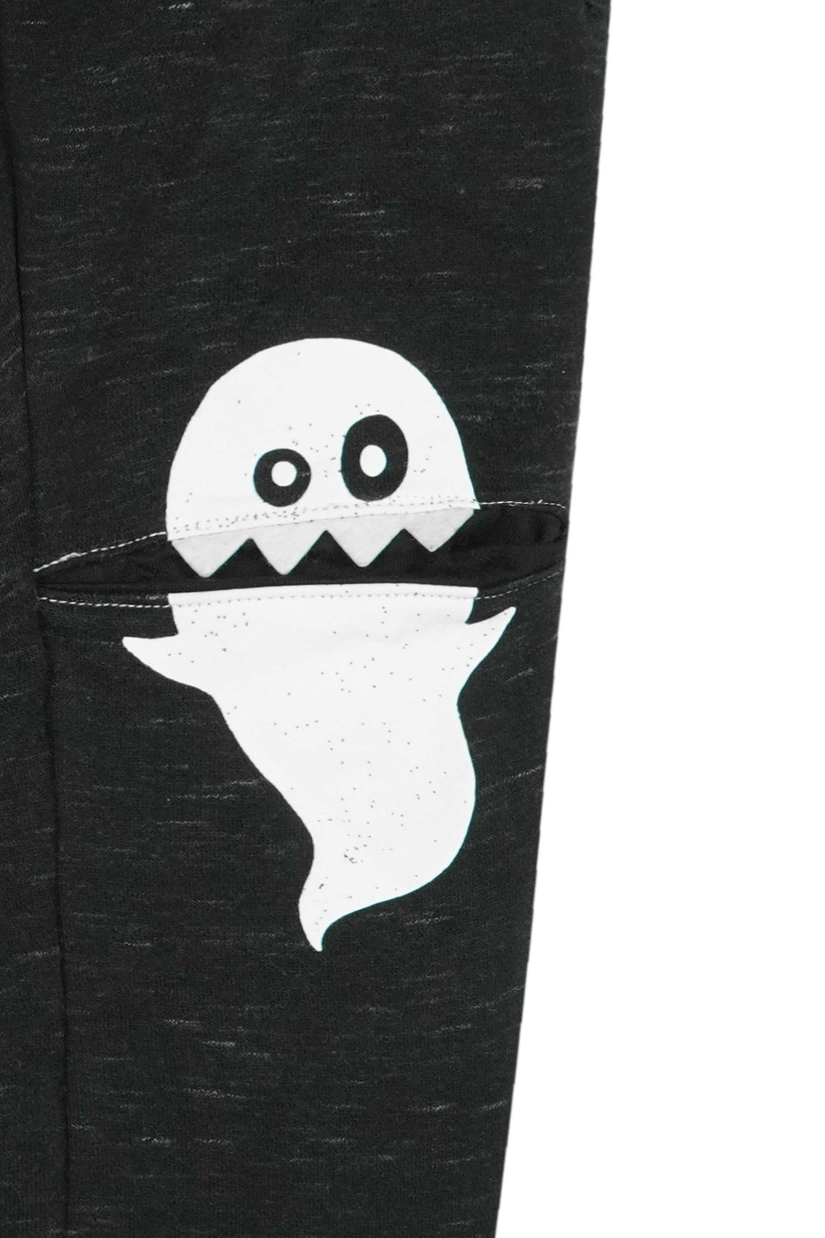 Premium Quality &quot;Ghost&quot; Printed Black Trouser For Boys
