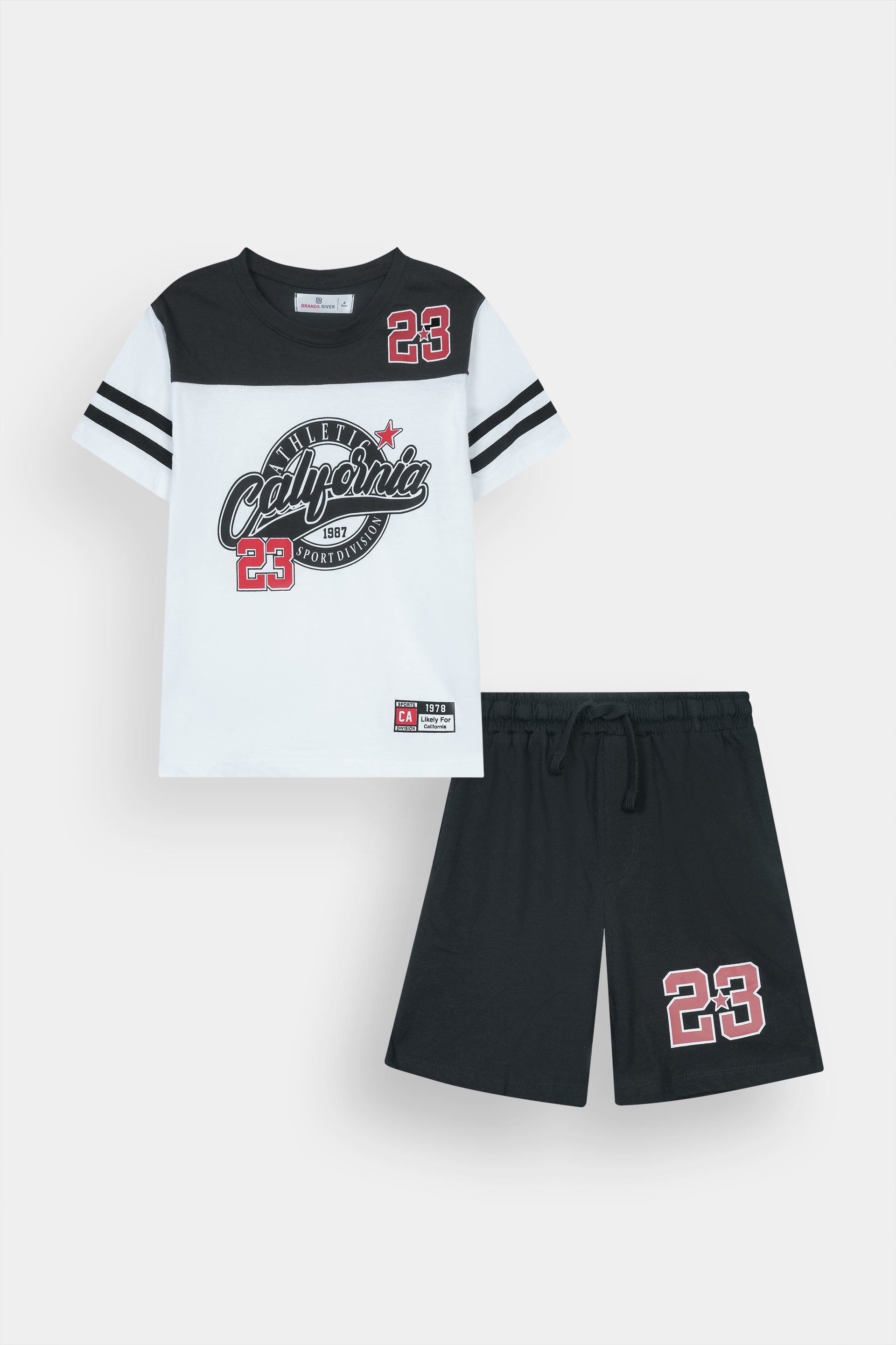 Premium Quality "California" Printed Summer Suit For Boys