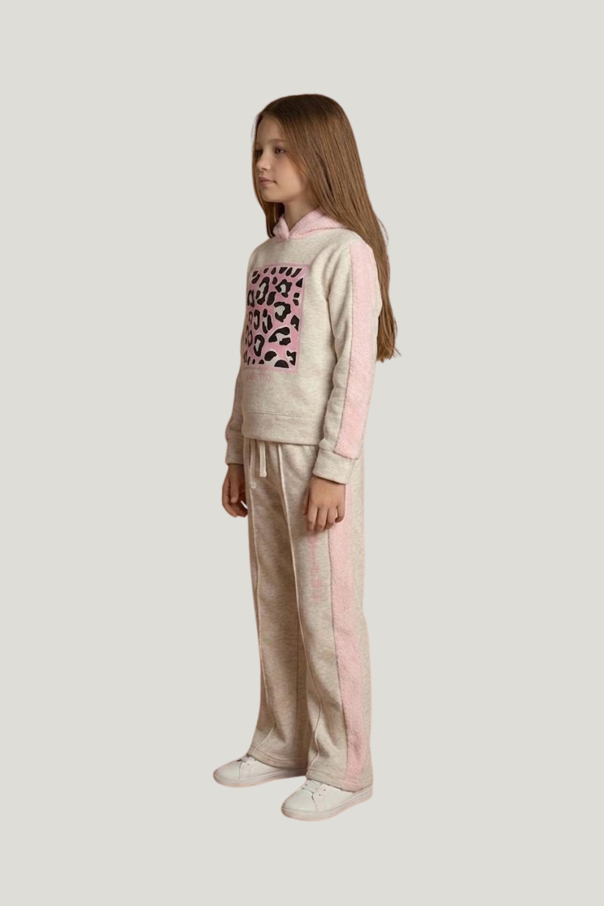 Premium Quality "Laretto" Printed Fleece Suit For Girls