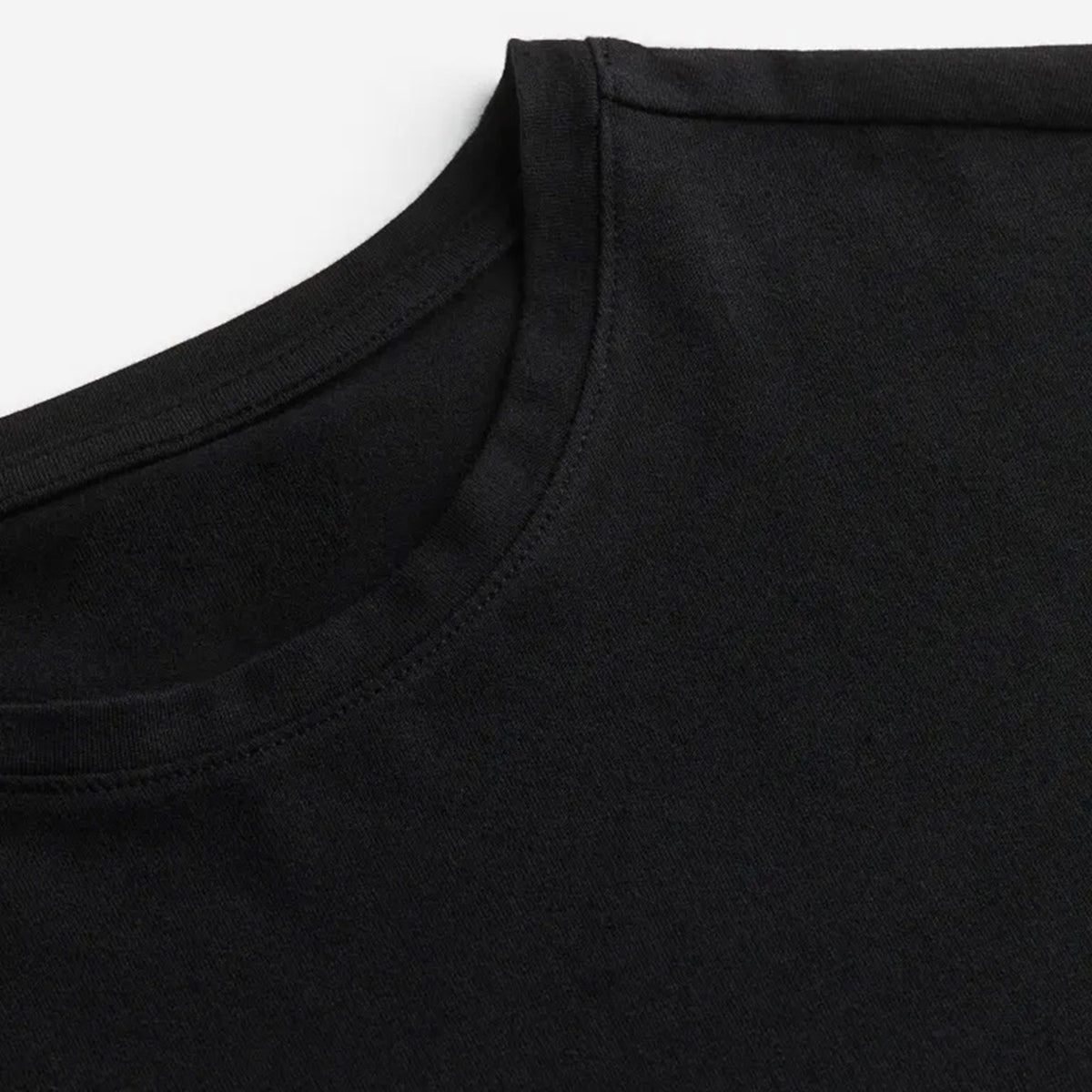 Men Soft Cotton Long Sleeve Black T-Shirt
