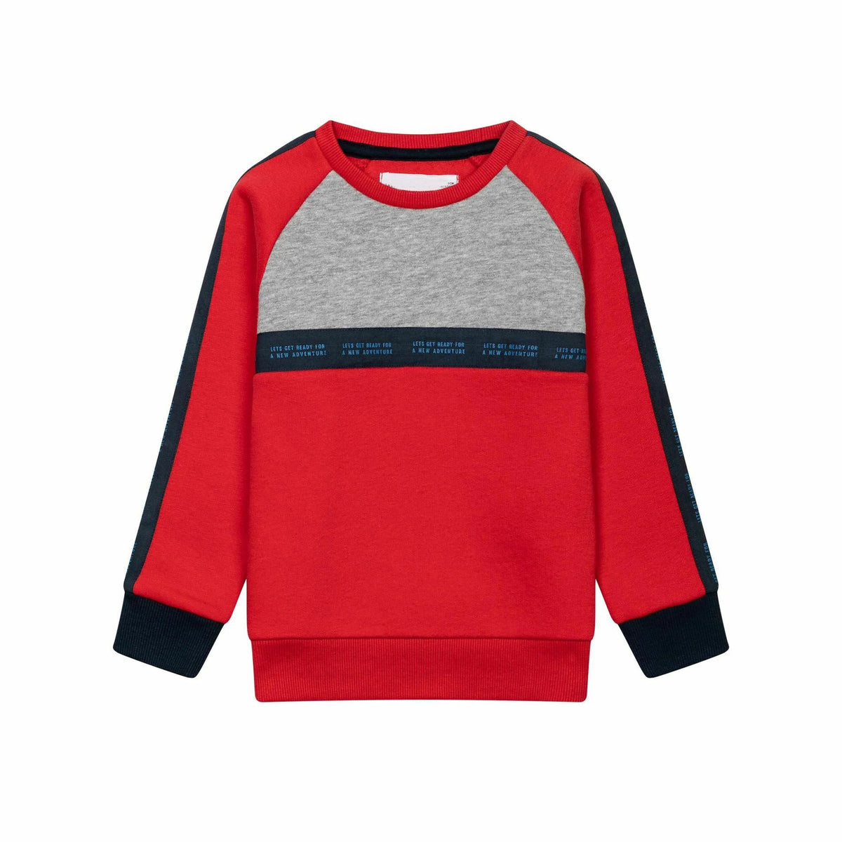 Premium Quality Canvas Printed Fleece Red Sweatshirt For Kids