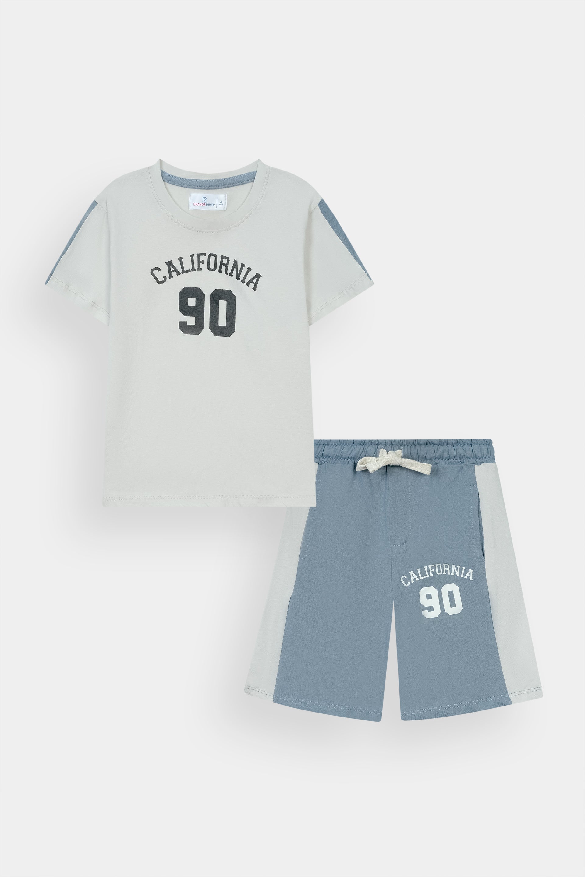 Premium Quality "California" 90 Printed Summer Suit For Boys