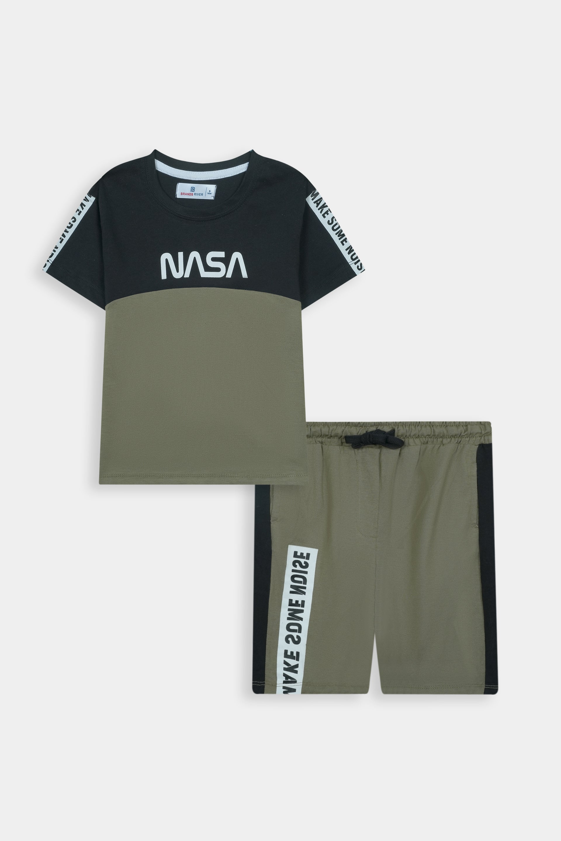 Premium Quality "NASA" Printed Summer Suit For Boys