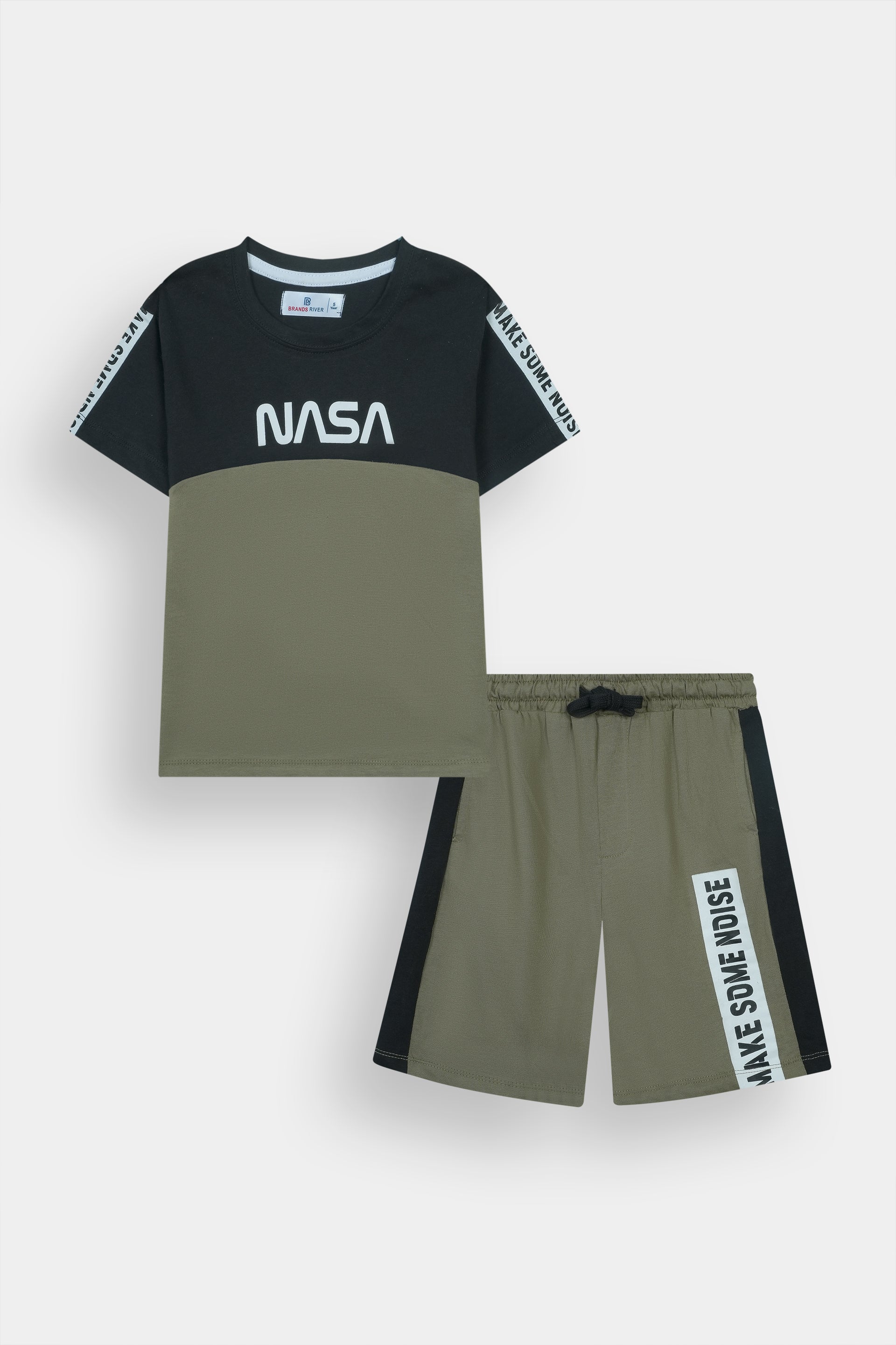 Premium Quality "NASA" Printed Summer Suit For Boys