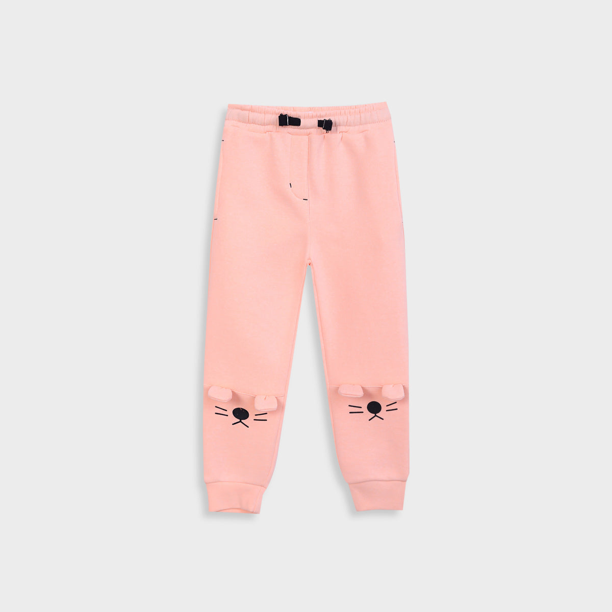 Premium Quality Printed Fleece Peach Trouser For Girls