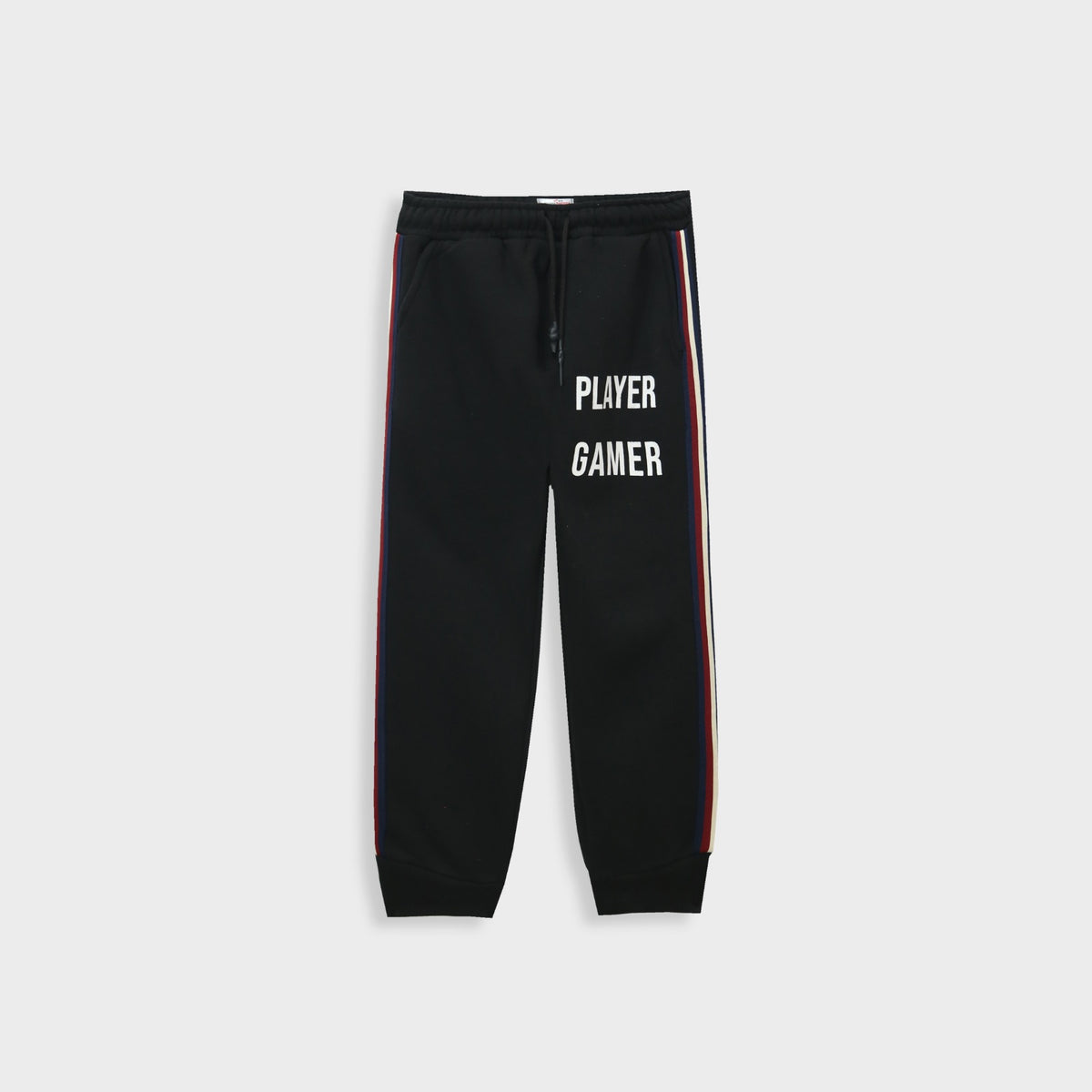 Kids Premium Quality Printed Fleece Trouser Black