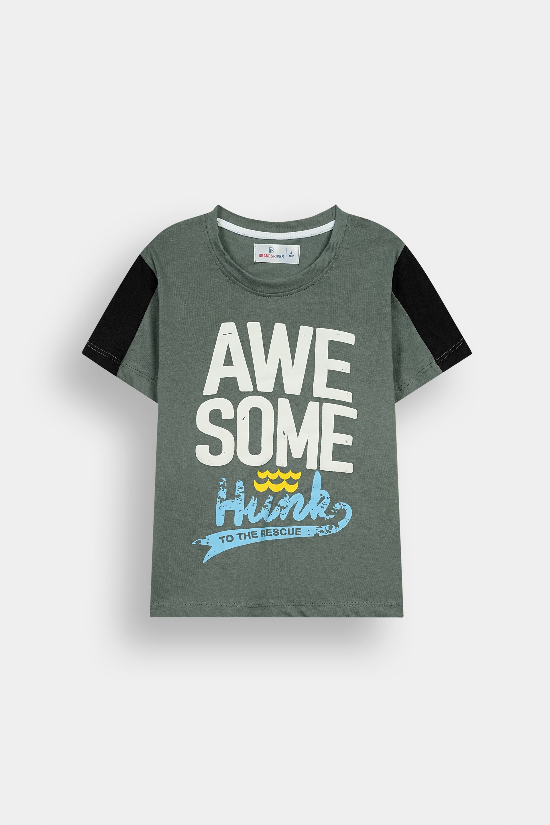 Premium Quality "AWESOME" Printed Summer Suit For Boys