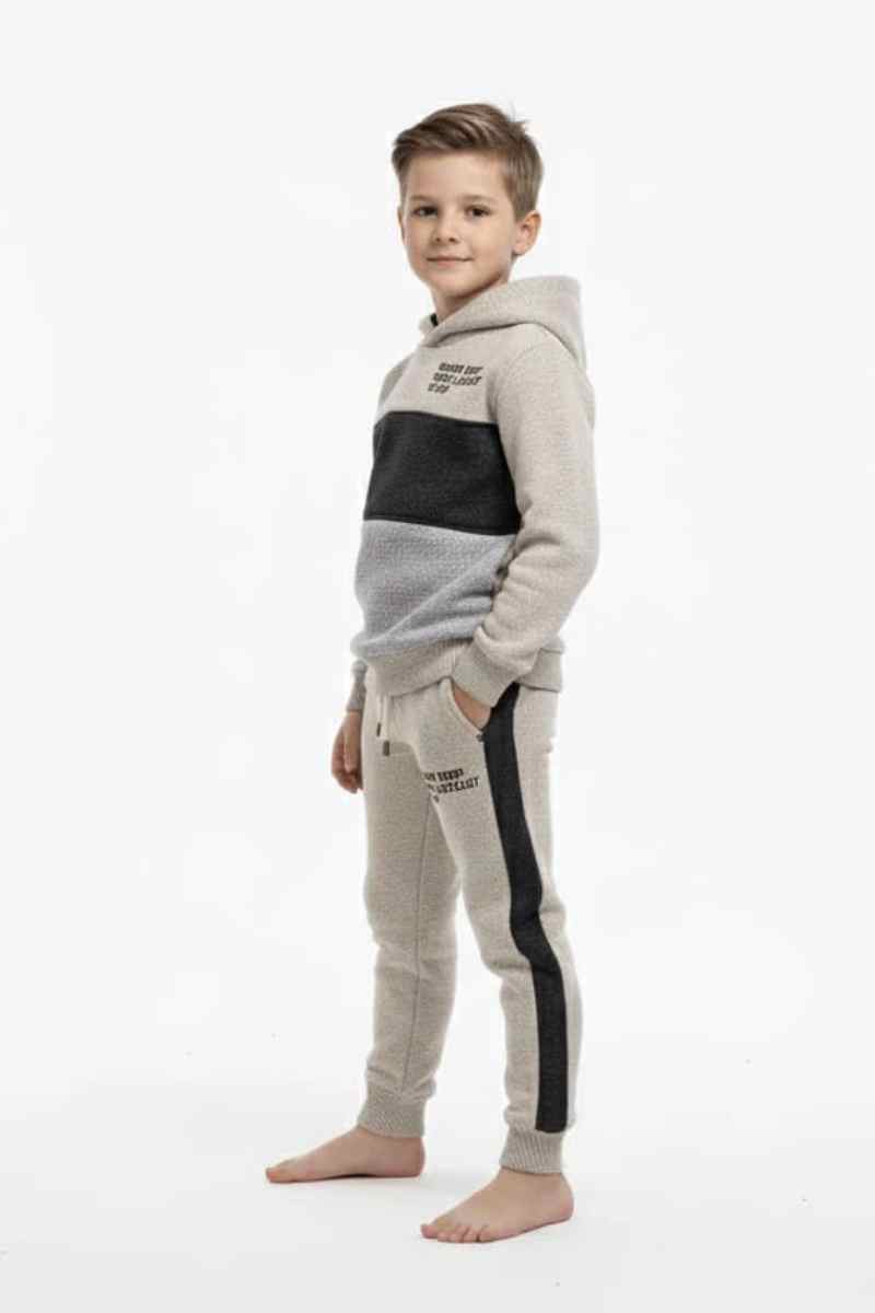 Premium Quality Printed Cut & Sews Knit Sweater fleece Hoodie Suit for Boys