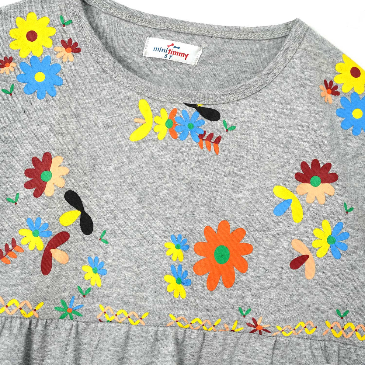 Girls Soft Cotton Printed Sleeveless Shirt