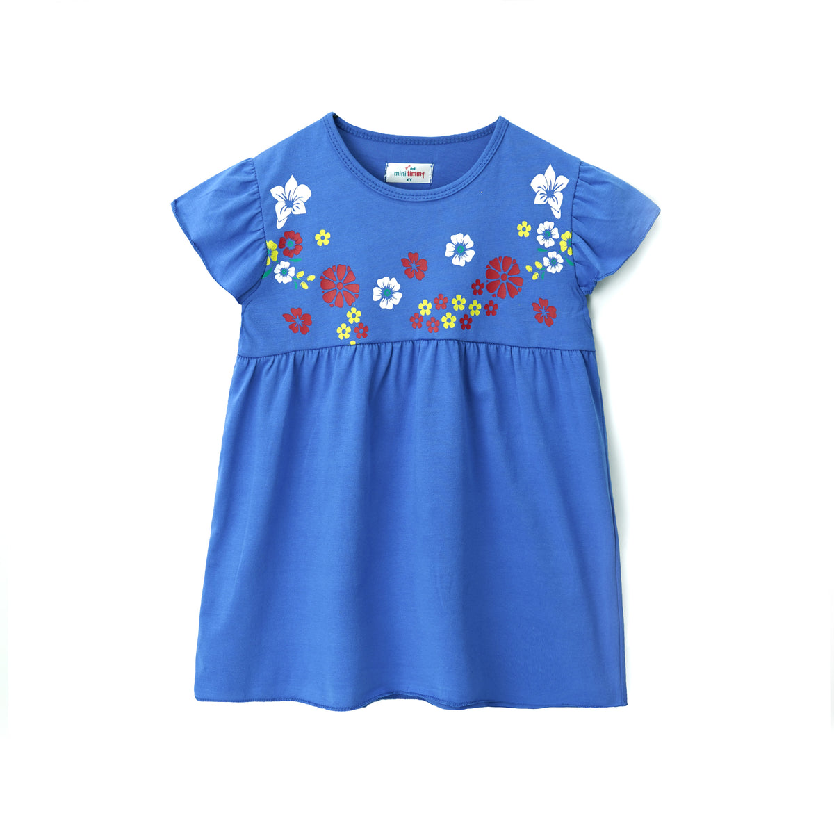 Girls Printed Soft Cotton Cut &amp; Sew Frock