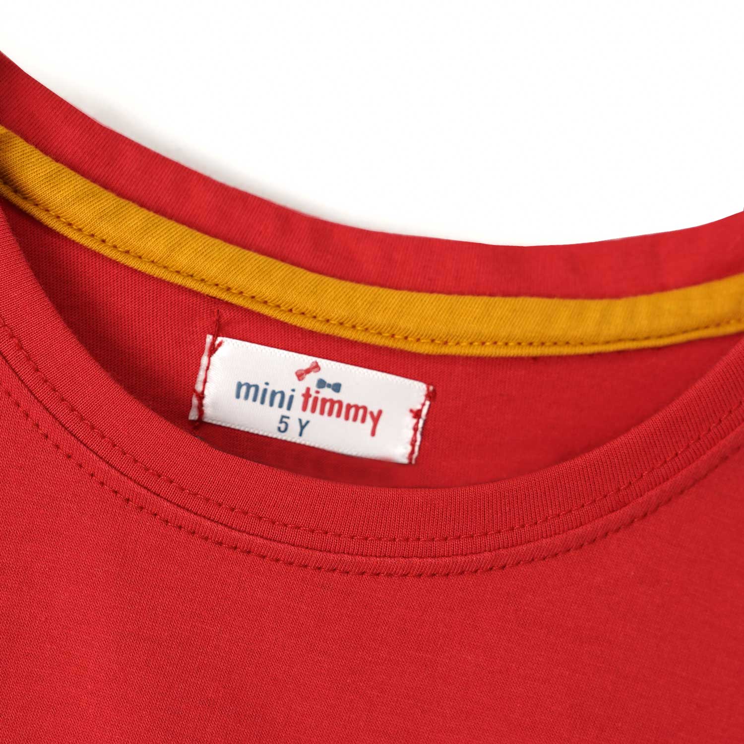 Kids Soft Cotton Graphic Red Suit