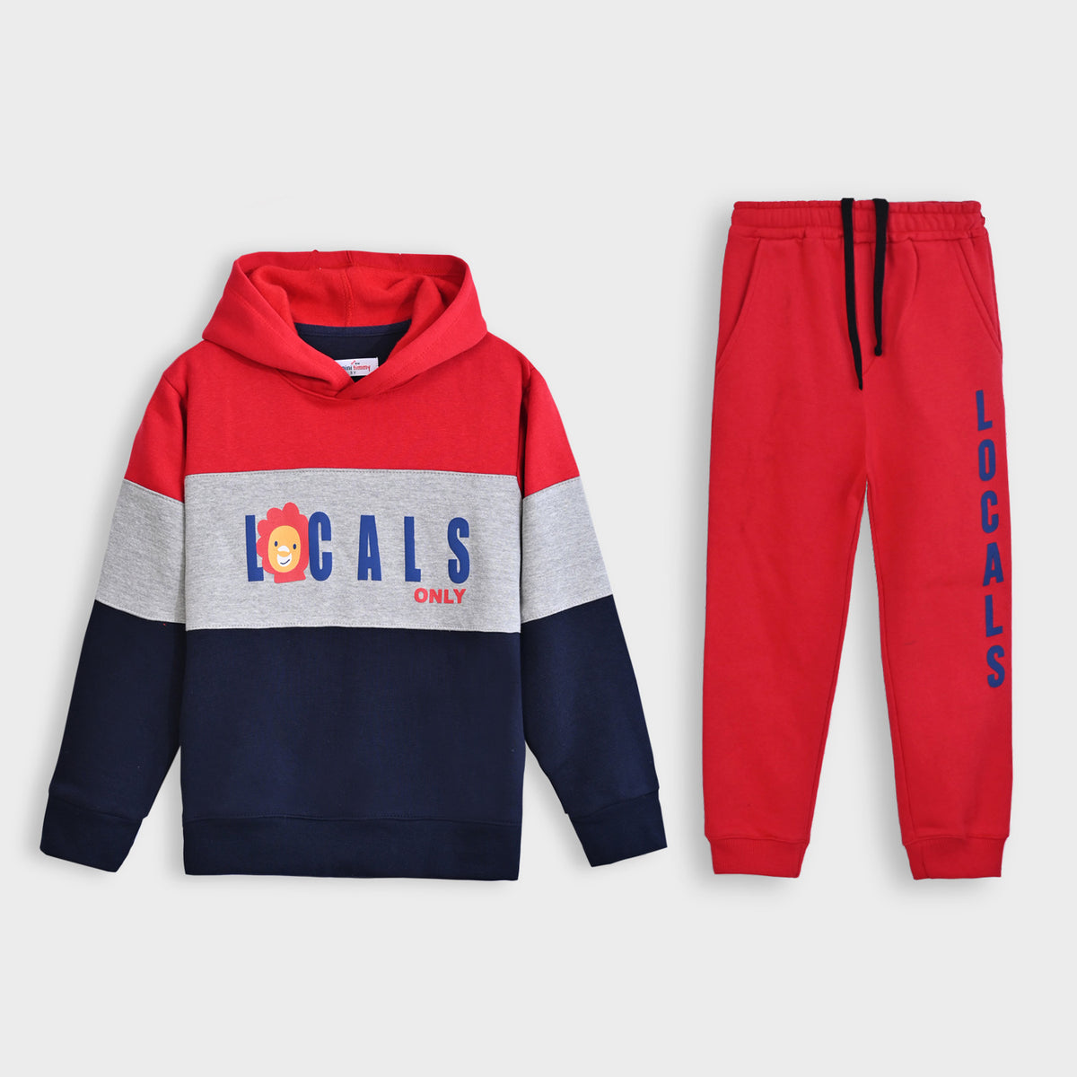 Premium Quality cut and sew pull over Fleece Track Suit For Kids