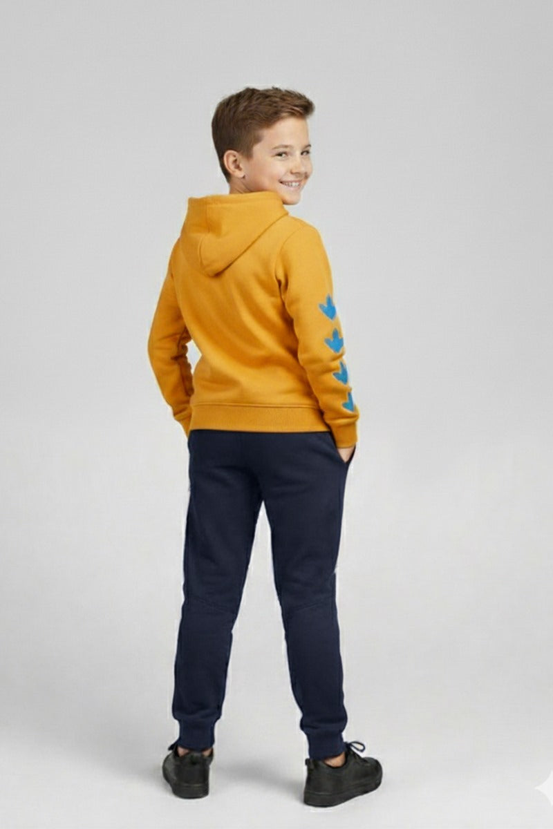 Premium Quality "DINO" Printed Fleece Hoodie Suit For Boys