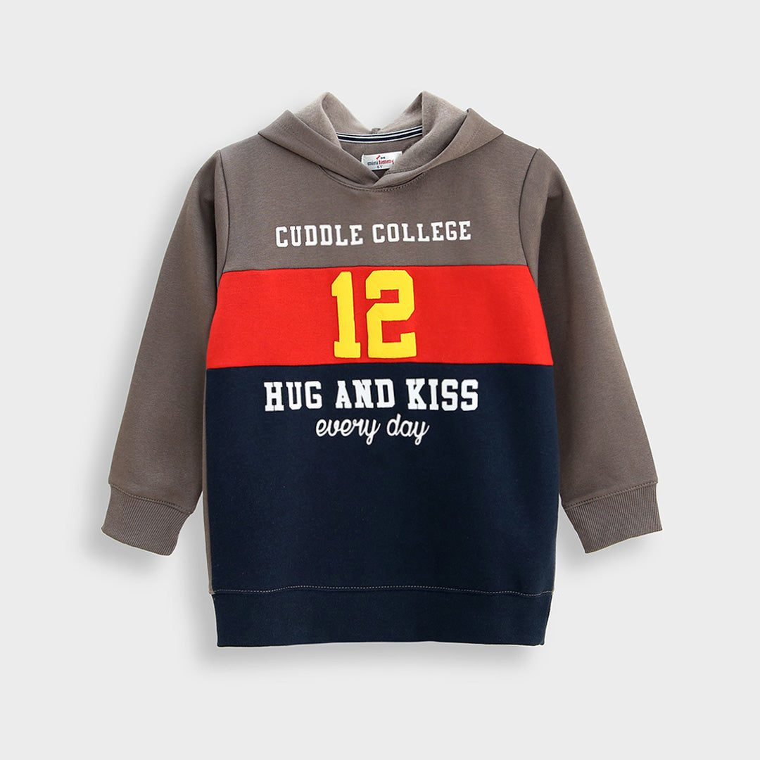 Pull-Over Graphic Fleece Hoodie For Boys
