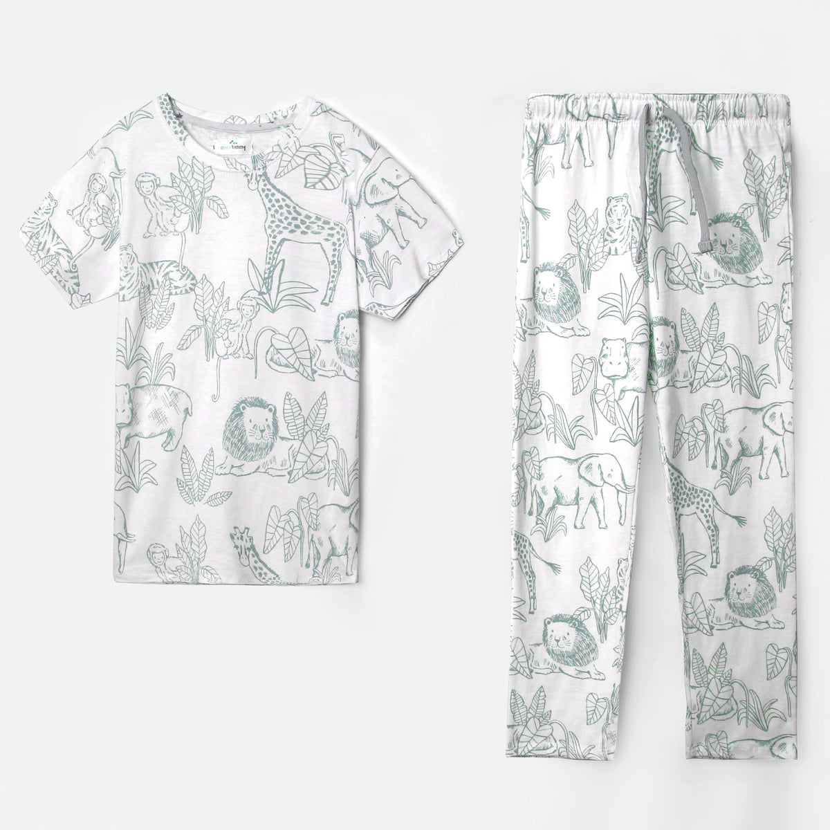 Kids All Over Rotri Printed Jersey Pajama Set