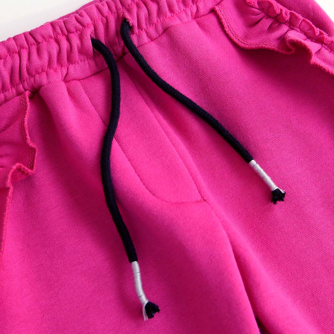 Premium Quality Frill Pockect Fleece Trouser For Girls