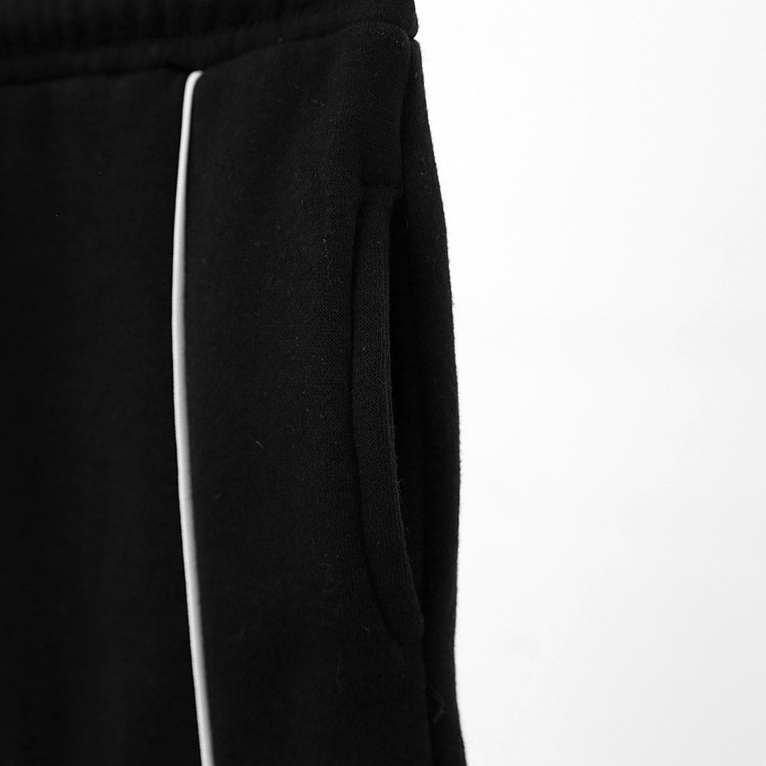 Premium Quality Black Printed Fleece TrackSuit For Kids