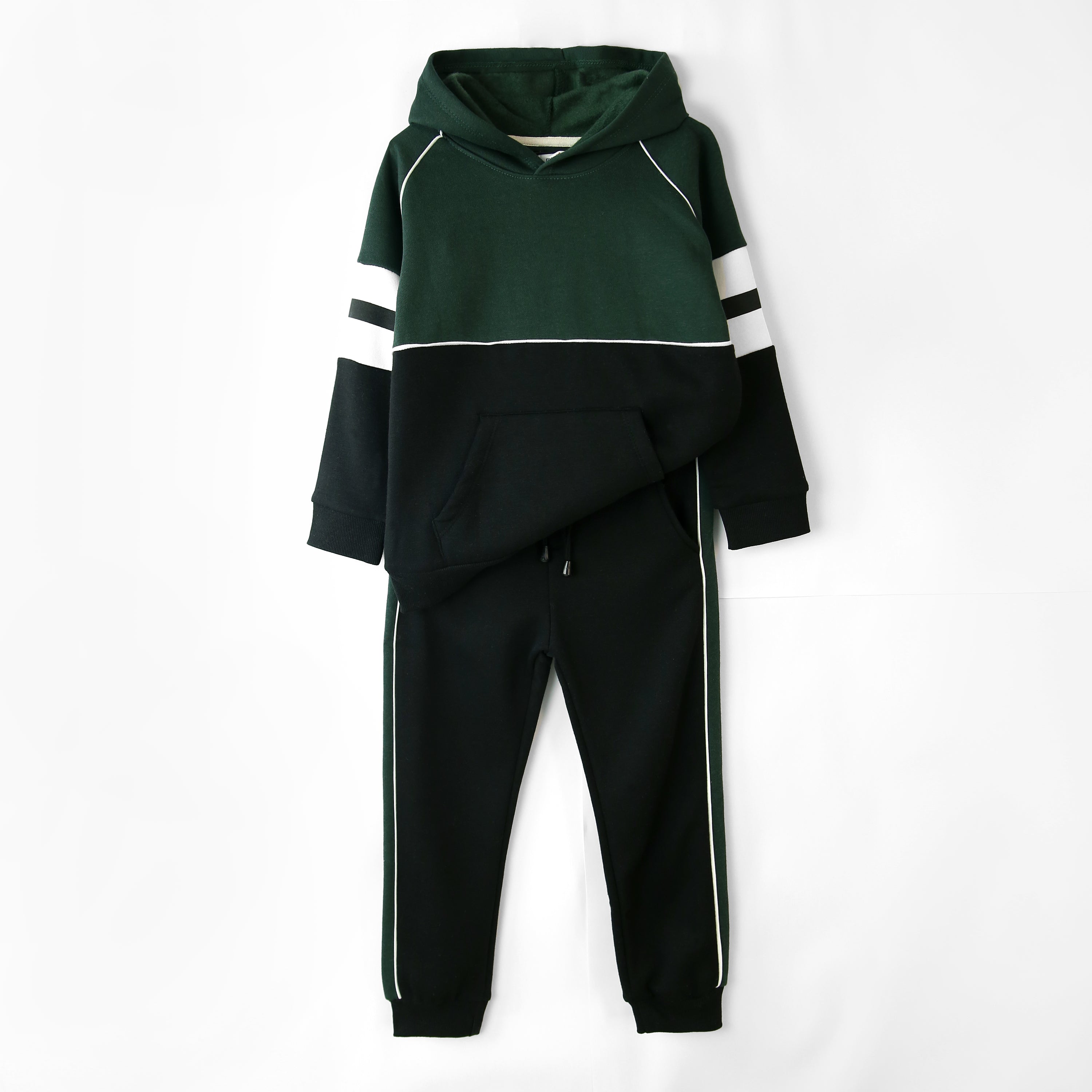 Premium Quality Cut & Sew Style Fleece Tracksuit For Kids