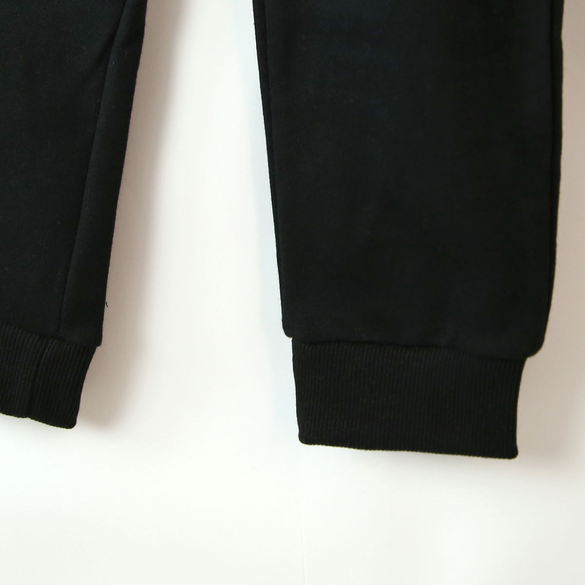 Premium Quality Printed Fleece Black Trouser For Kids