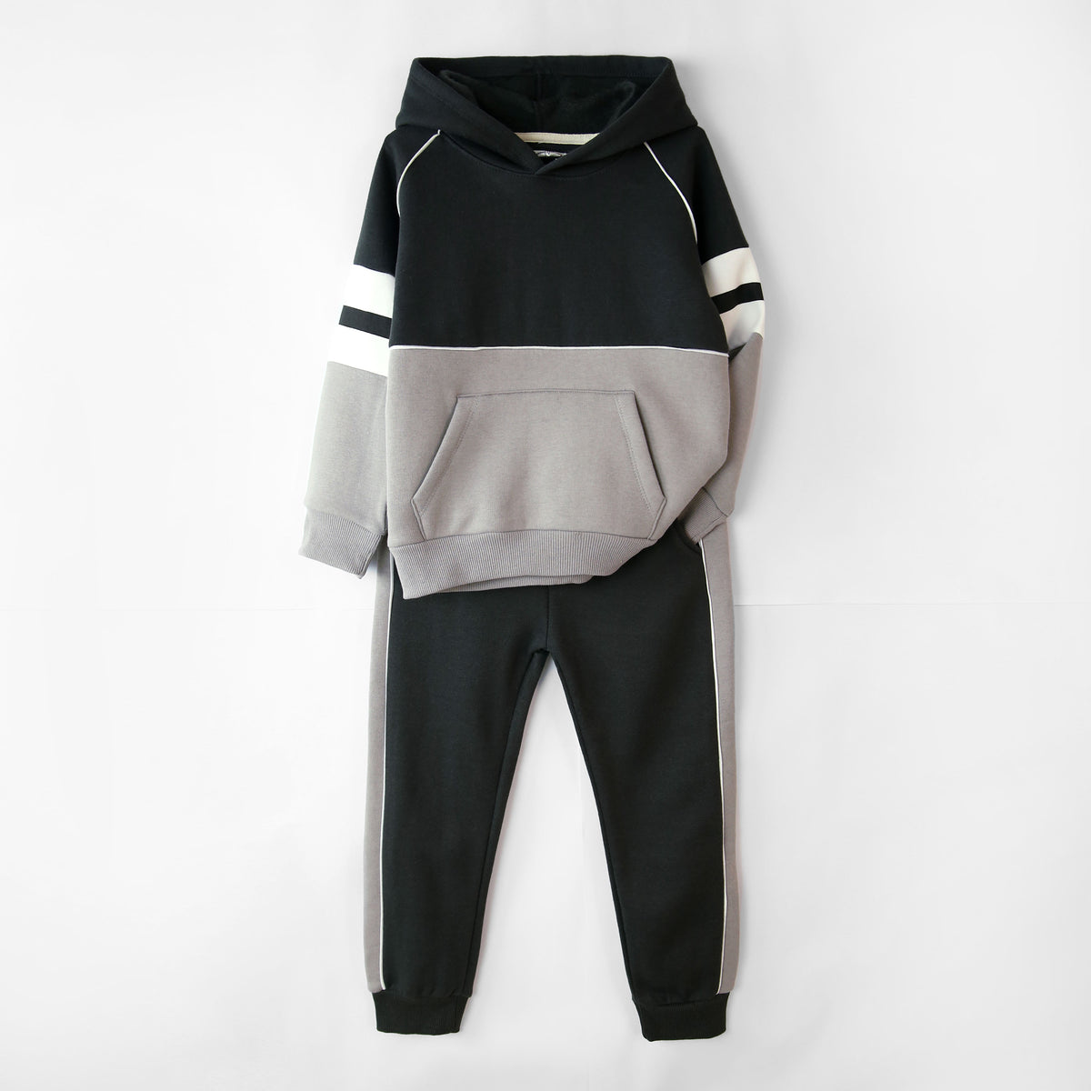 Premium Quality Cut &amp; Sew Style Fleece Tracksuit For Kids