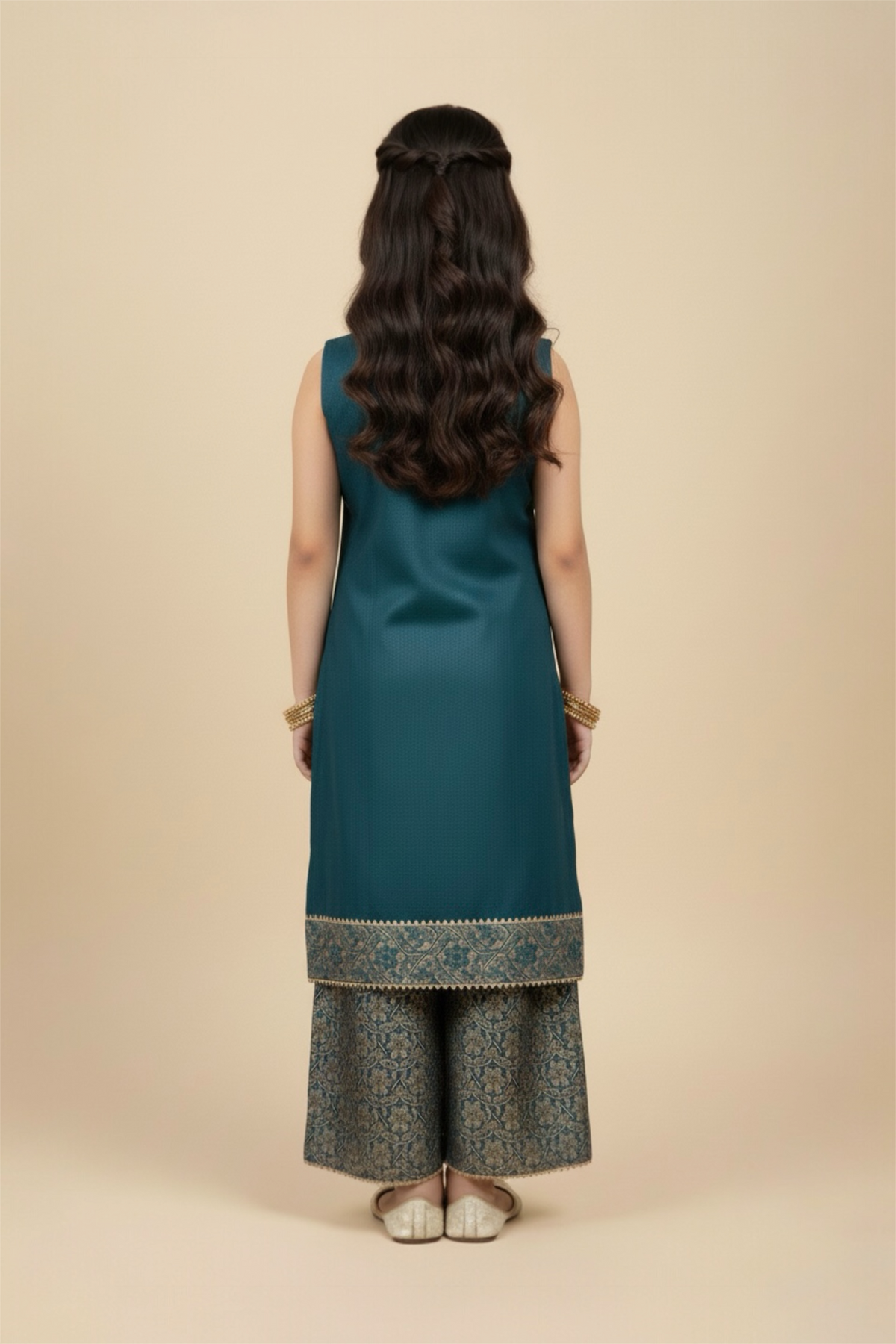 Fancy Shirt With Plazo And Net Dupatta