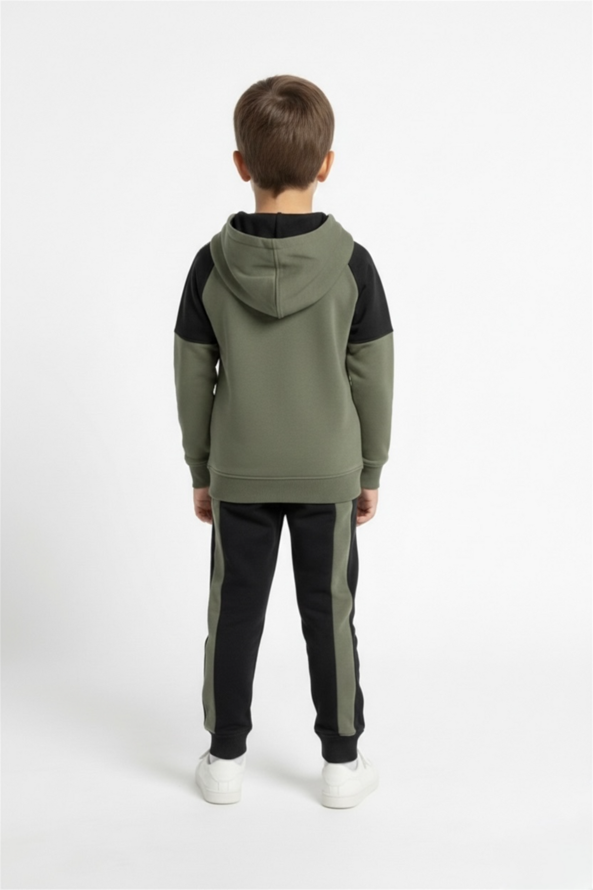 Premium Quality "09 Technical" Printed  Pannel Hoodie Suit For Boys