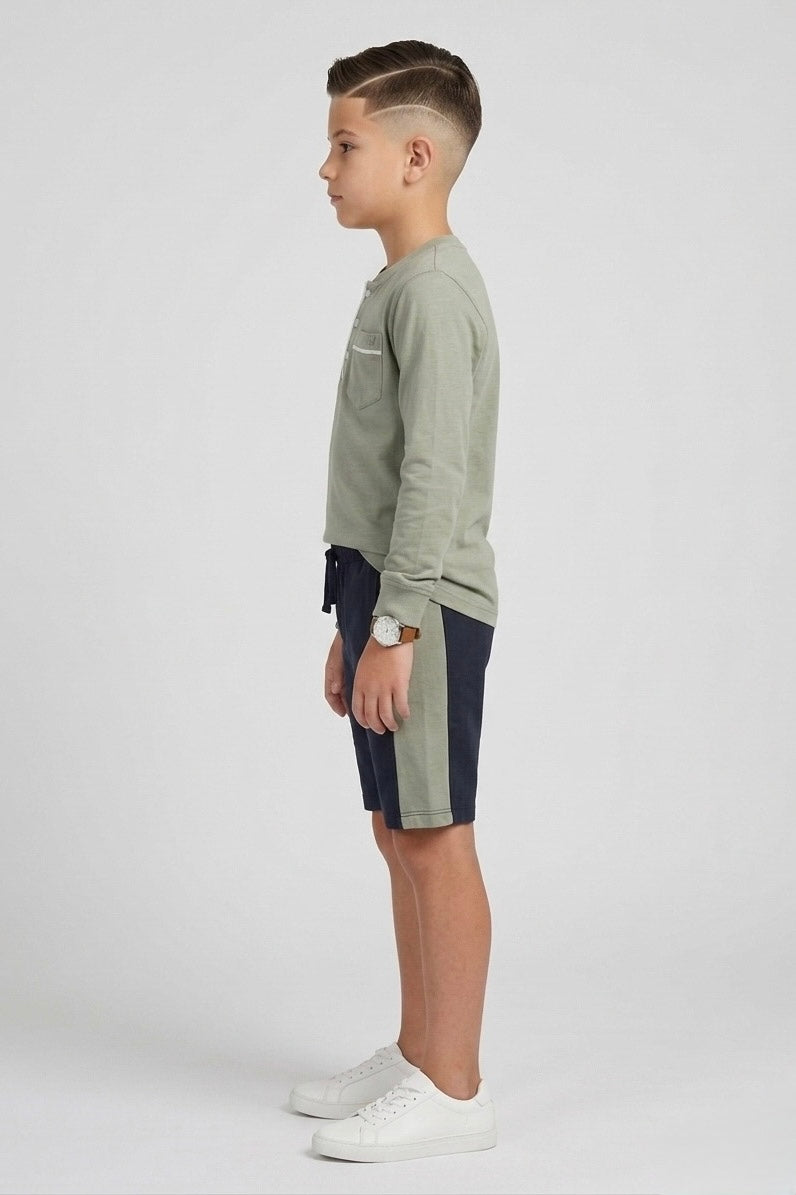 Premium Quality Printed Henly Summer Suit For Boys