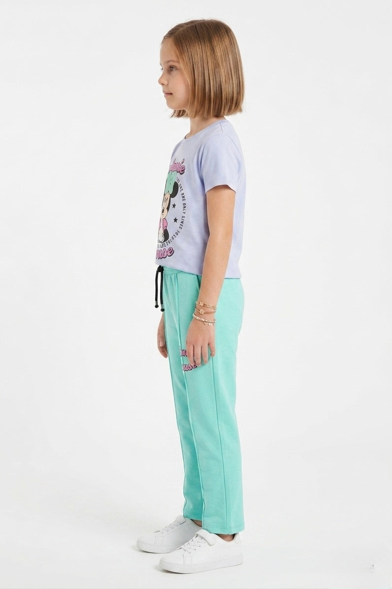 Girls Premium Quality Minnie Mouse" Printed Summer Suit