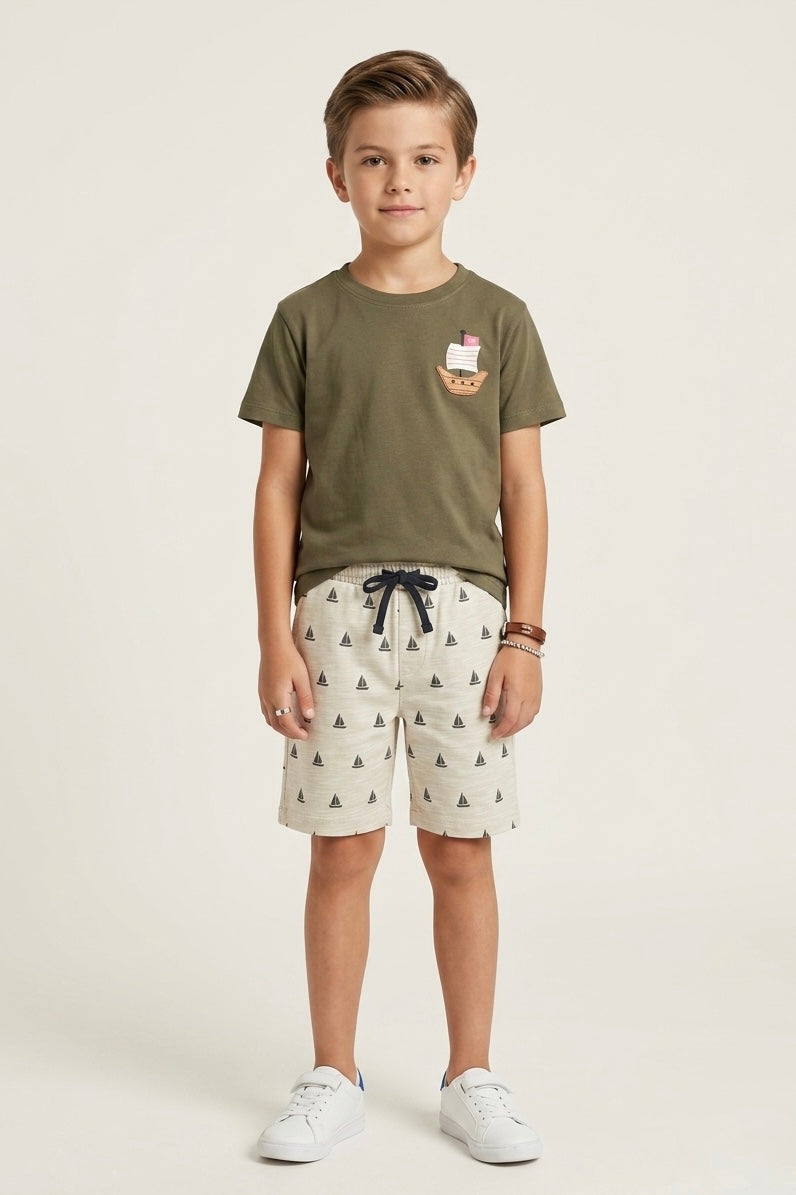 Premium Quality Printed Summer Suit For Boy