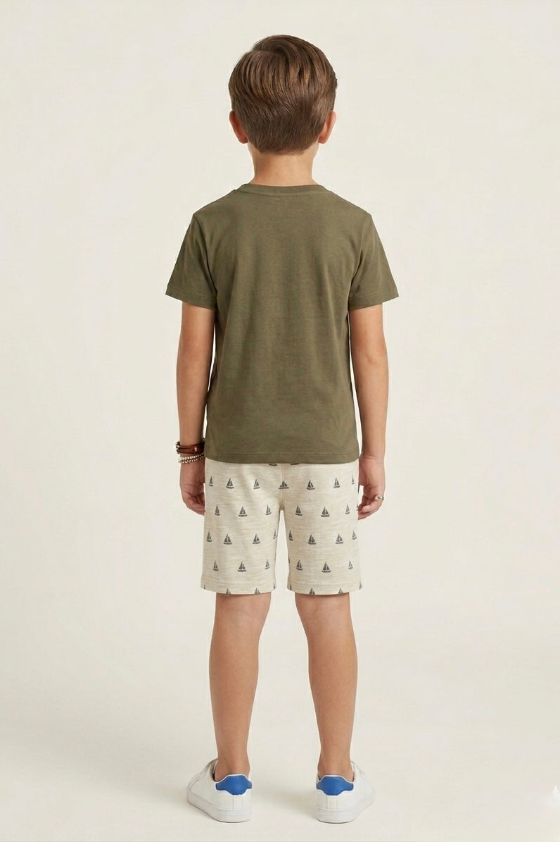 Premium Quality Printed Summer Suit For Boy