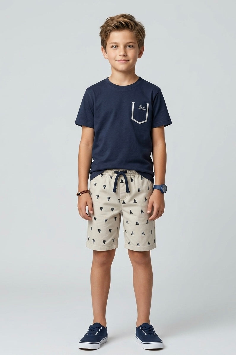 Premium Quality  Printed Summer Suit For Boys