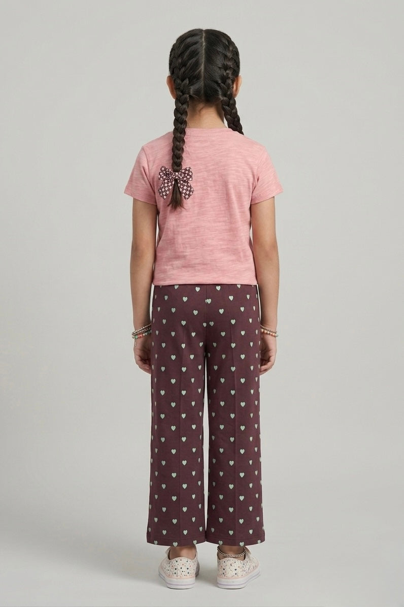 Girls Premium Quality "Flowers" Printed Summer Suit