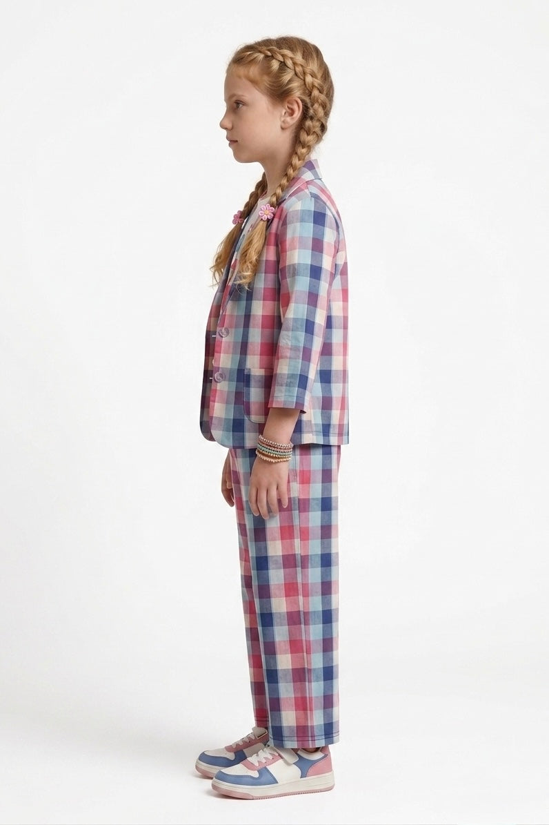 Girls Premium Quality "Summer Party" Printed Summer Suit