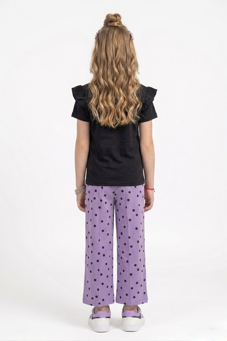 Girls Premium Quality "Doll" Printed Summer Suit