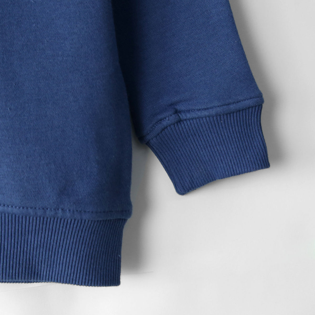 Premium Quality Embroidered Fleece Blue Sweatshirt For Kids