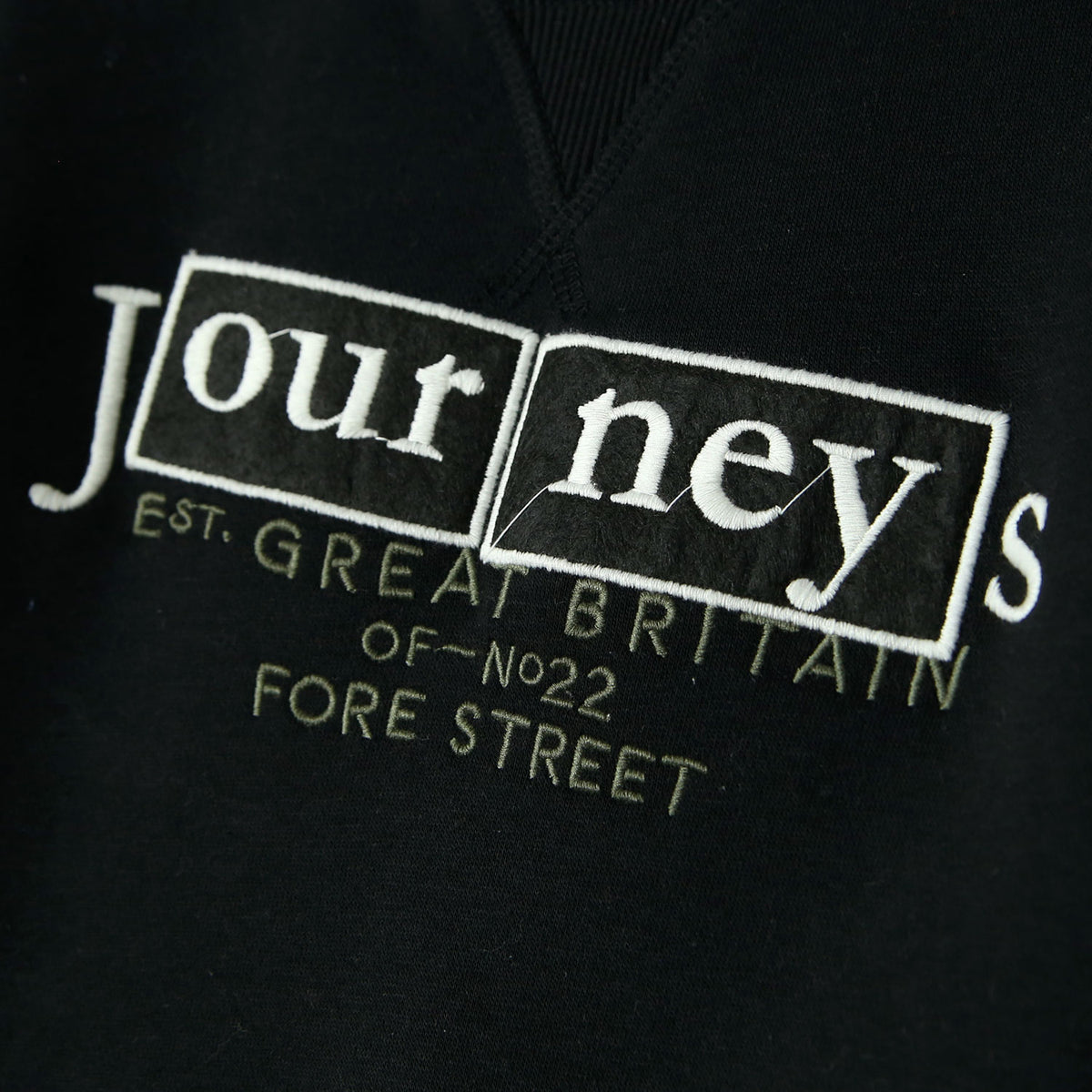 Premium Quality Embroidered Fleece Black Sweatshirt For Kids