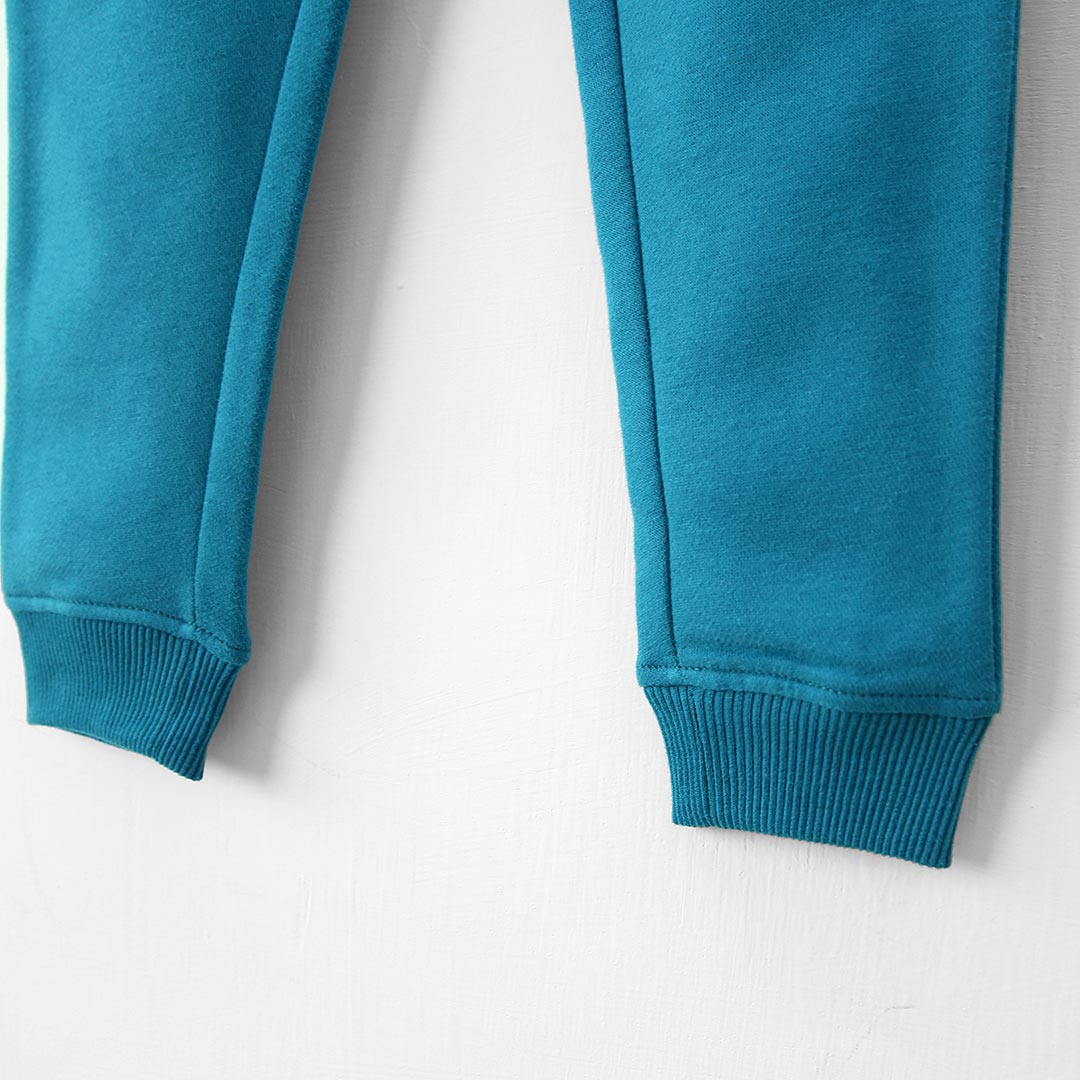 Premium Quality Boys Velcro Pouch Pocket Fleece Jogger Trouser