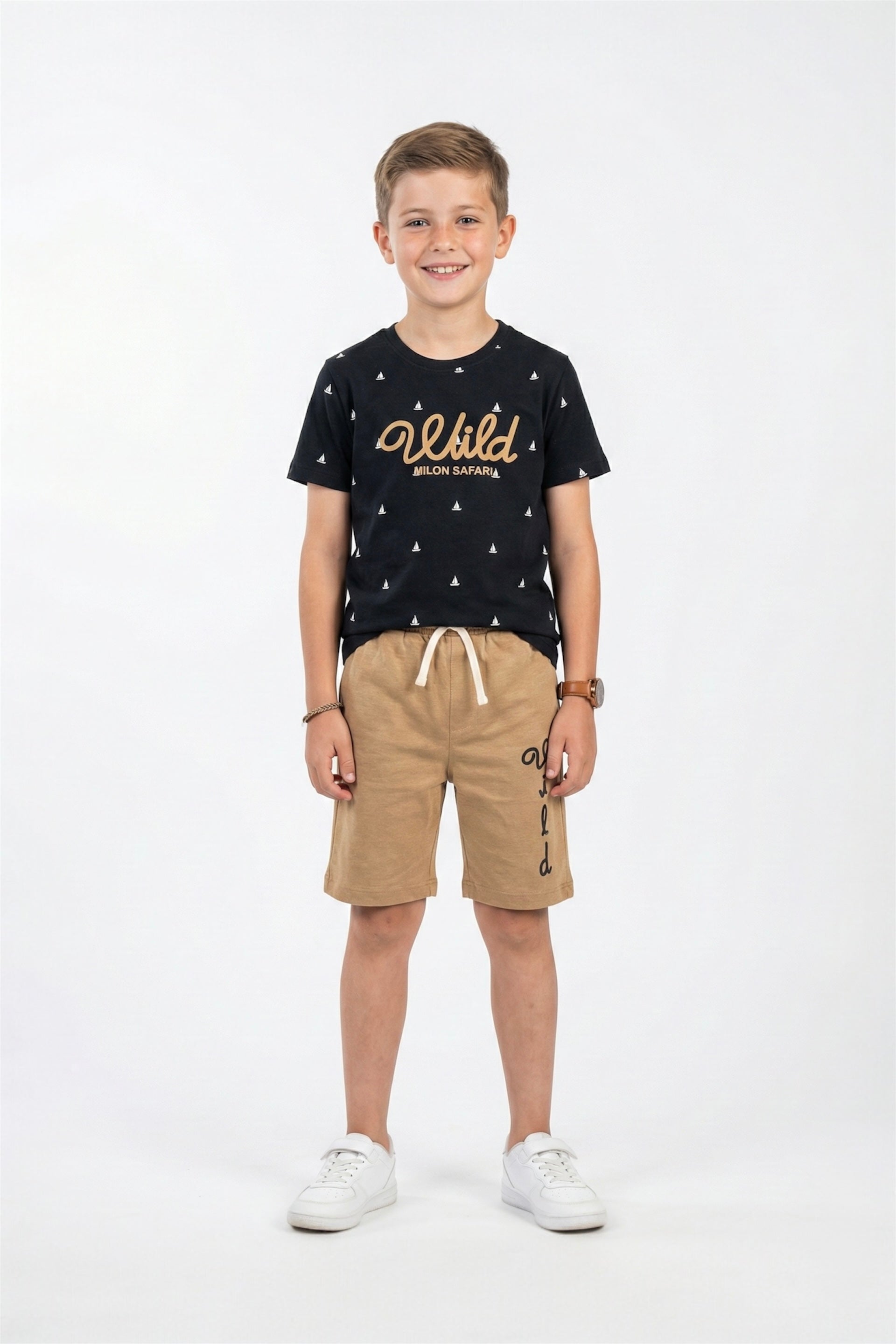 Premium Quality 'WILD' Printed Summer Suit For Boys