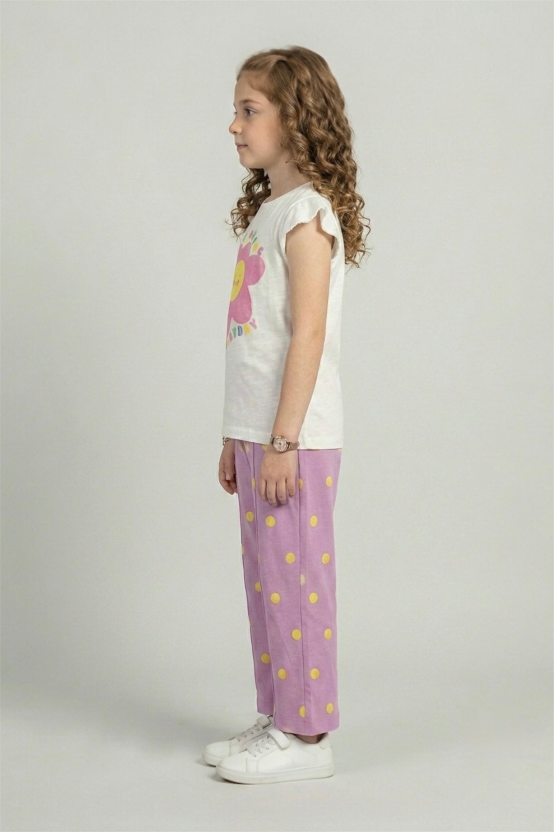 Girls Premium Quality "Flowers" Printed Summer Suit