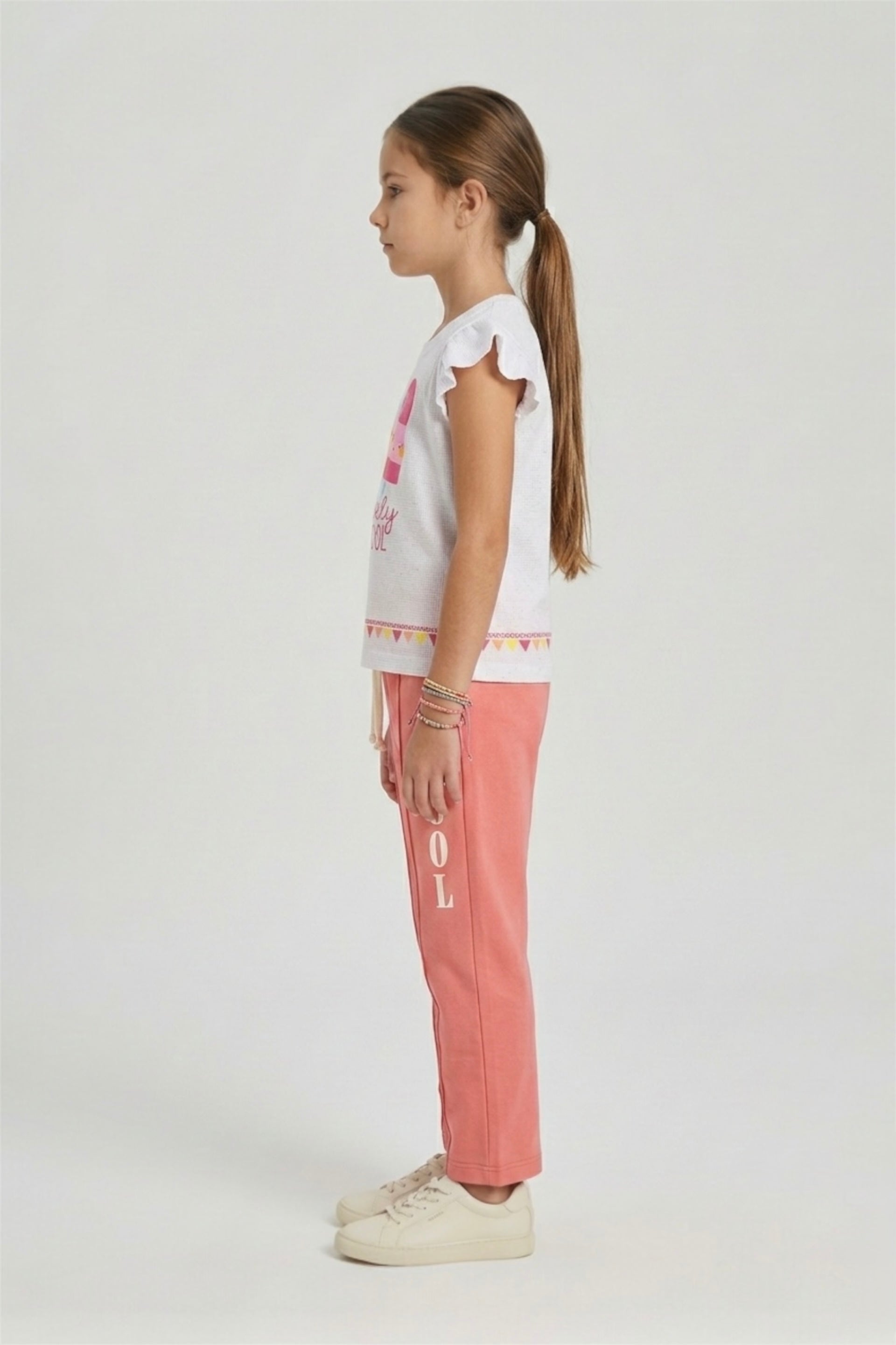 Girls Premium Quality "Lovely Cool" Printed Summer Suit