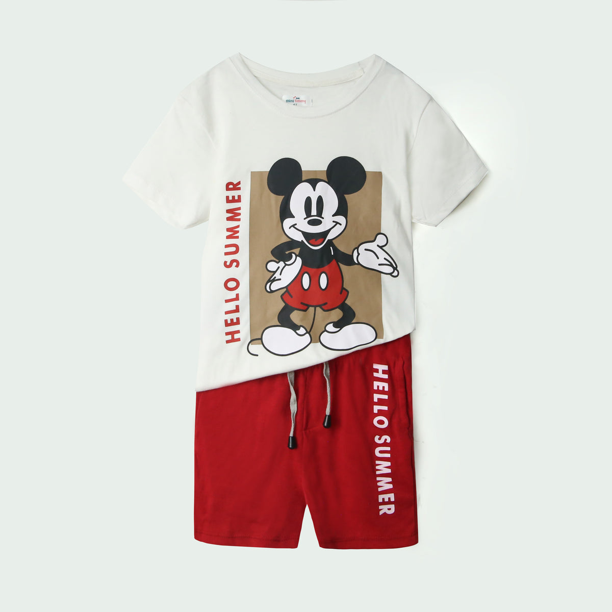 Boys Soft Cotton &quot;Mickey Mouse&quot; Printed Suit