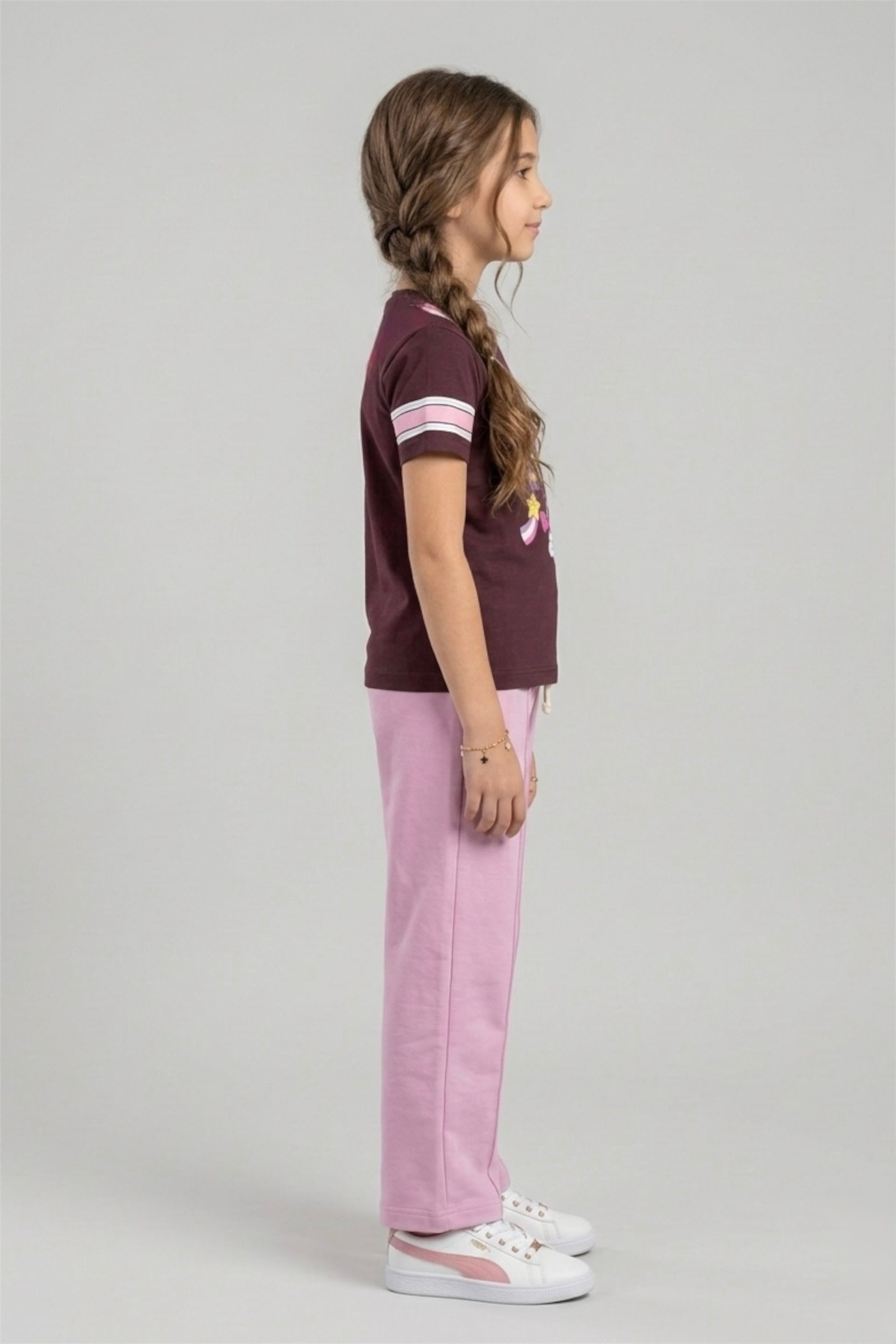 Girls Premium Quality "Cute Girl" Printed Summer Suit