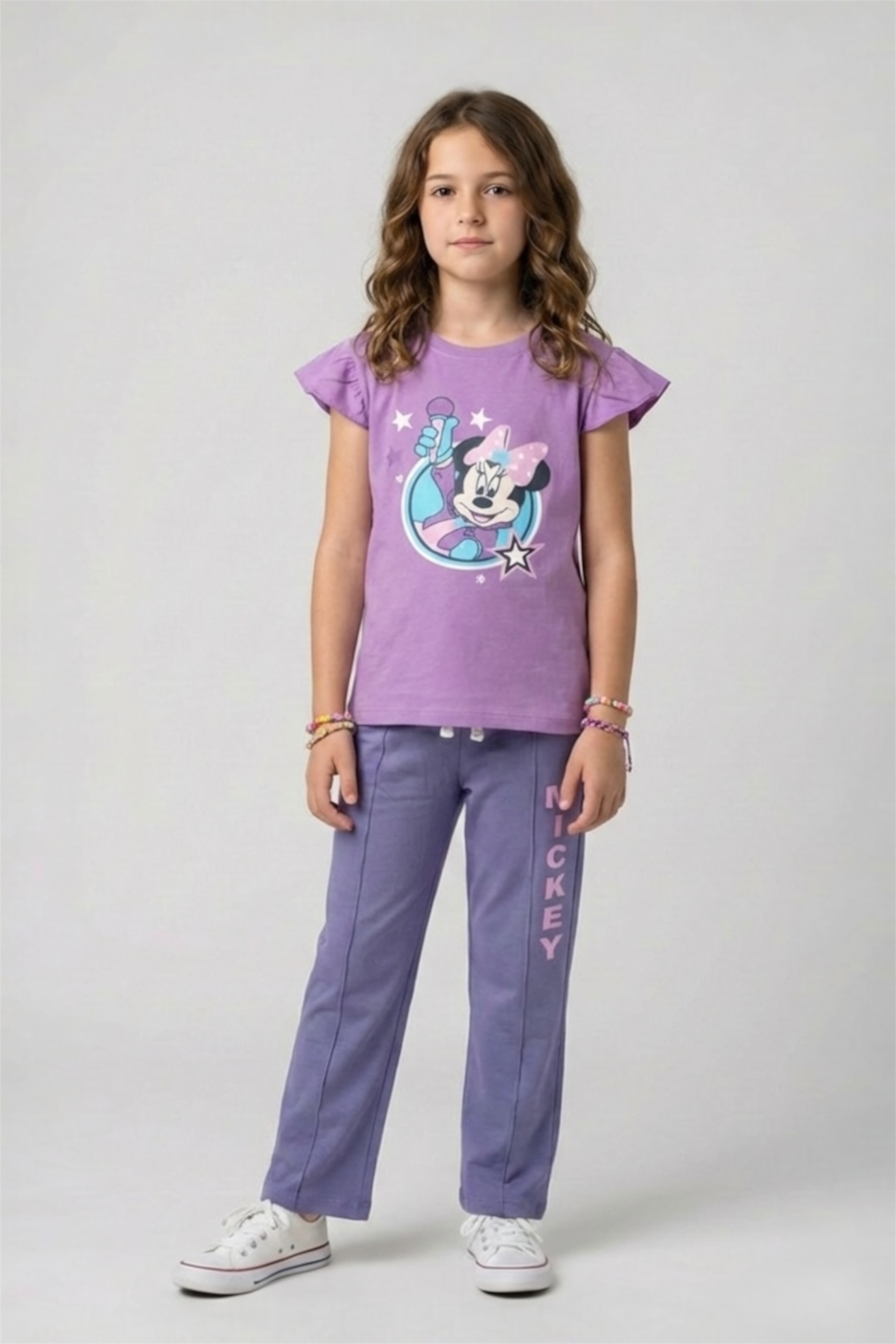 Premium Quality "Mickey Mouse" Printed Summer Suit For Girls