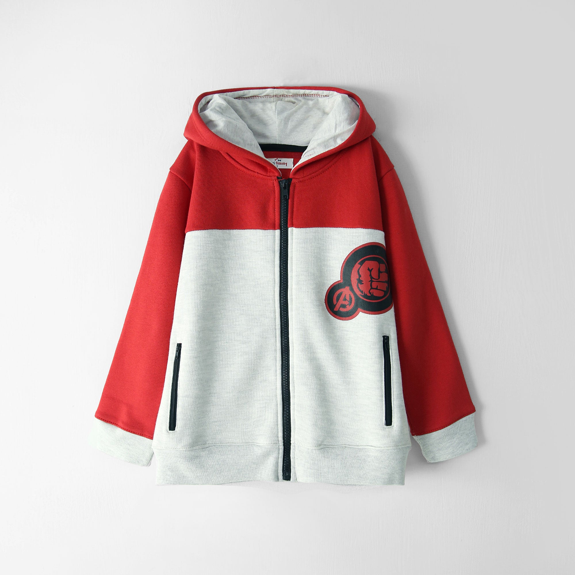 Kids red deals zipper hoodie