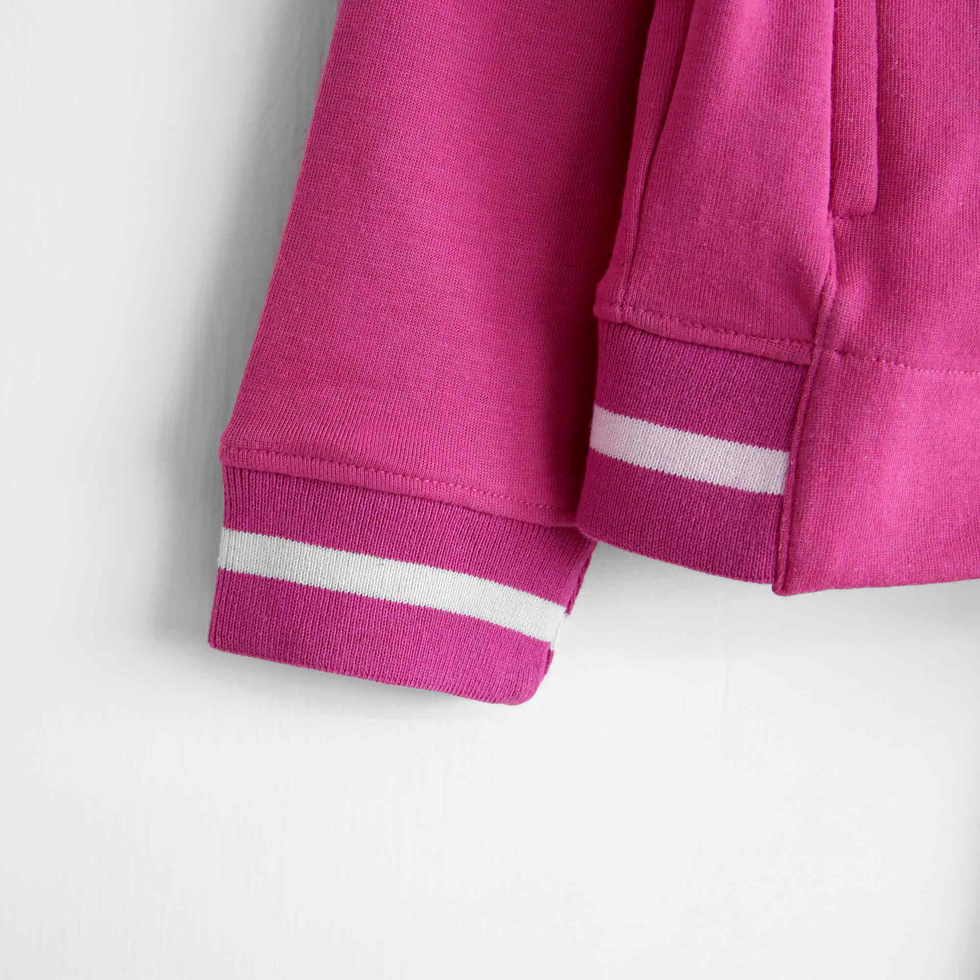 Premium Quality Slim Fit Pink Tracksuit For Girls - Brands River