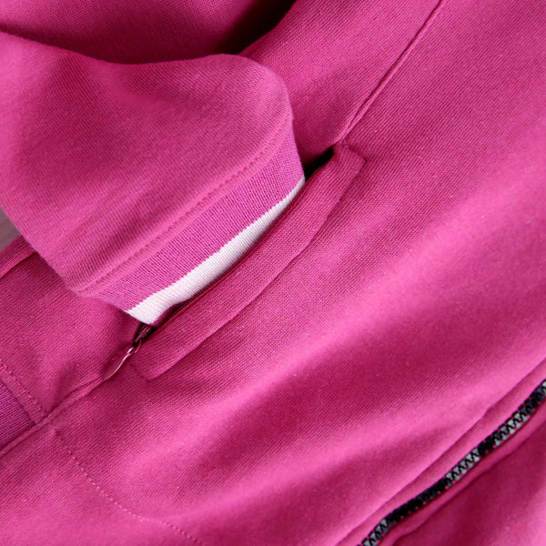 Premium Quality Slim Fit Pink Tracksuit For Girls - Brands River