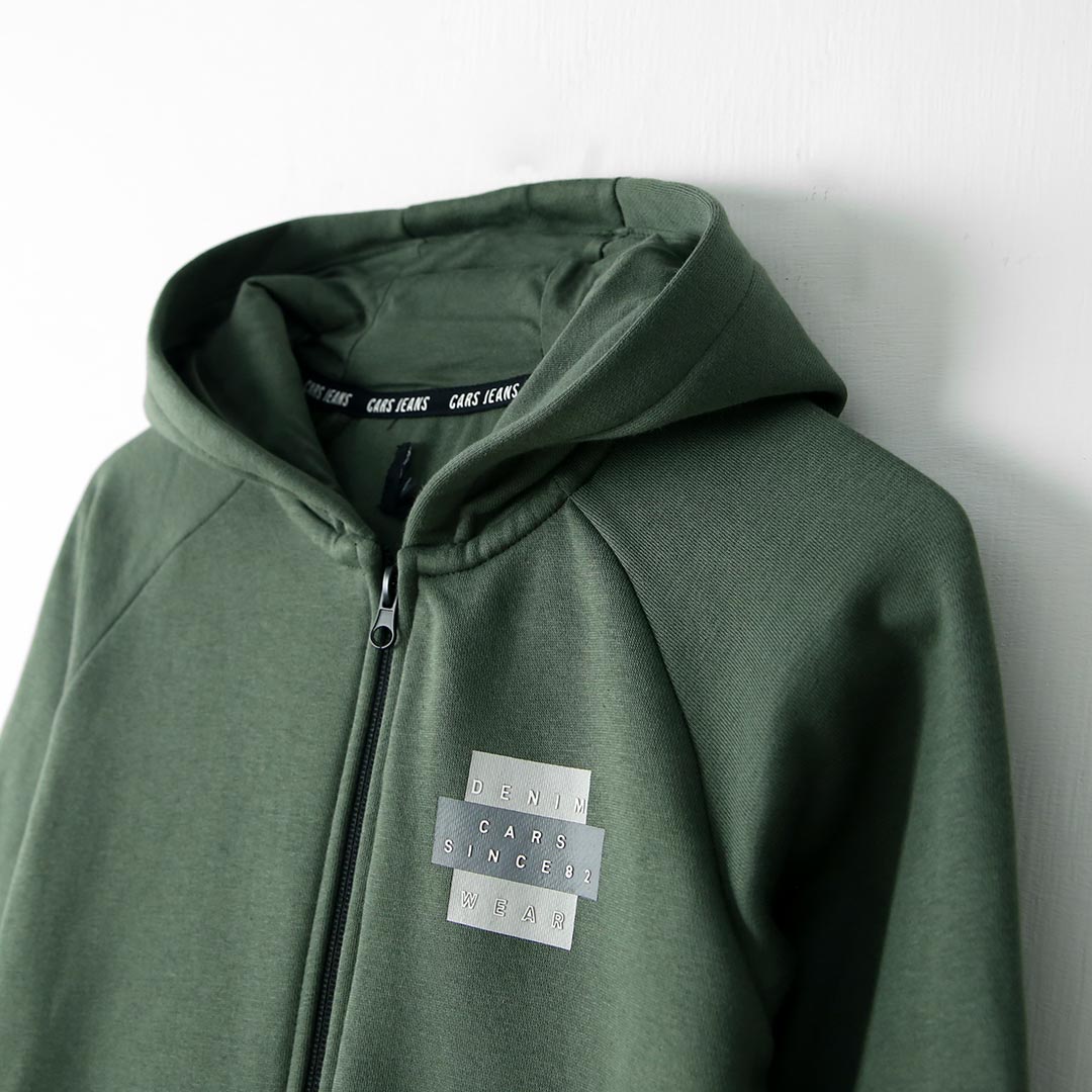 Premium Quality Printed Fleece Olive Zipper Hoodie For Kids