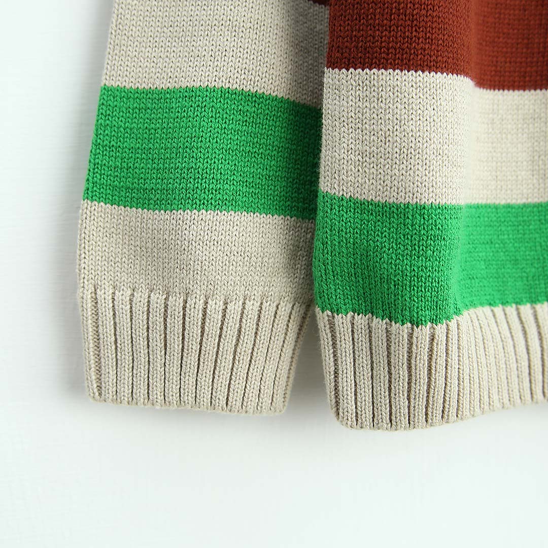 Boys Premium Quality Striped Knit Sweater