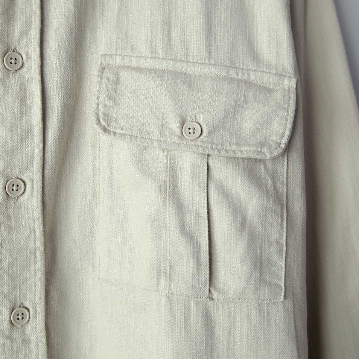 Men Premium Quality Long Sleeve Slim Fit Flap Pocket Casual Shirt